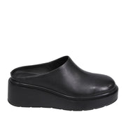 Mollini Women's Semille Platform Mule in Black Leather