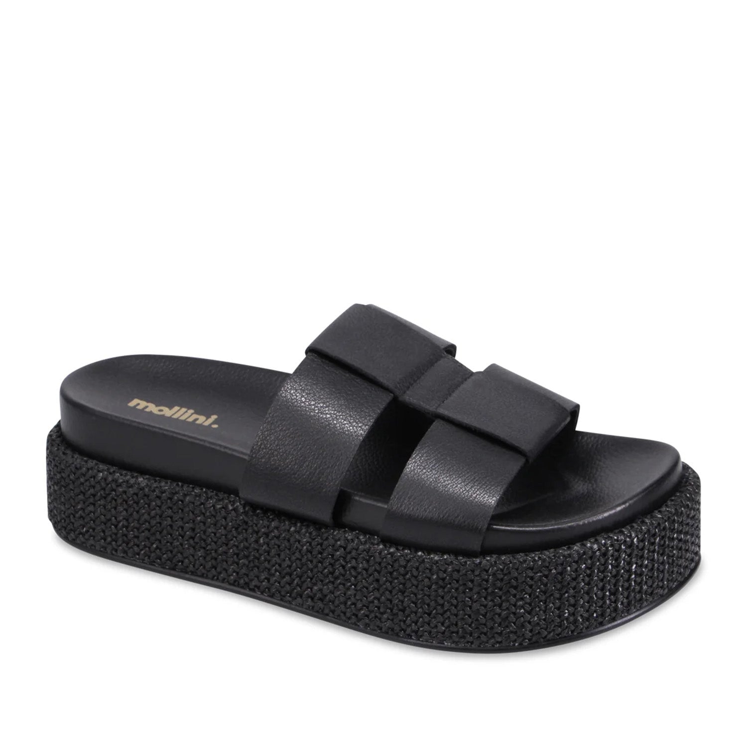 Mollini Women's Tida Slide Sandal in Black