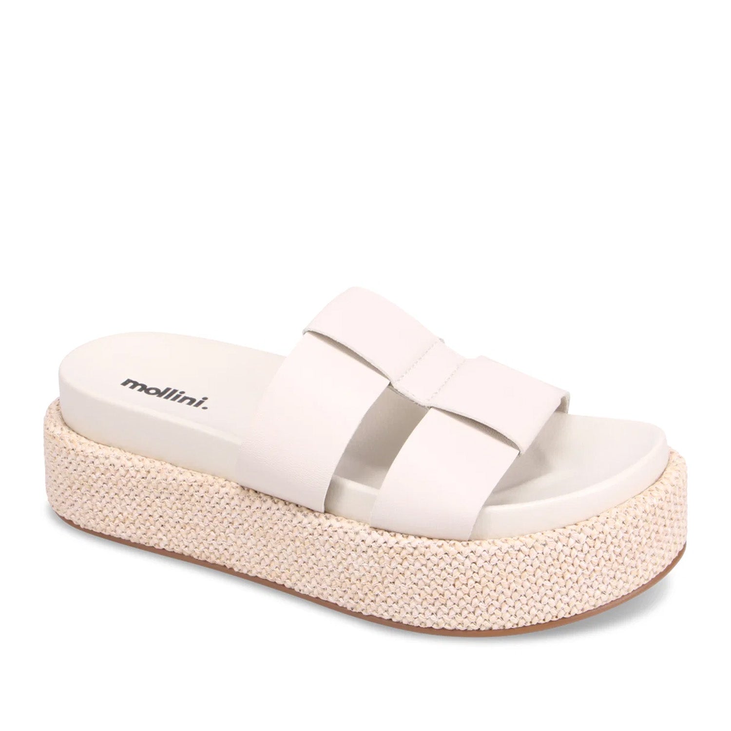 Mollini Women's Tida Slide Sandal in Cream