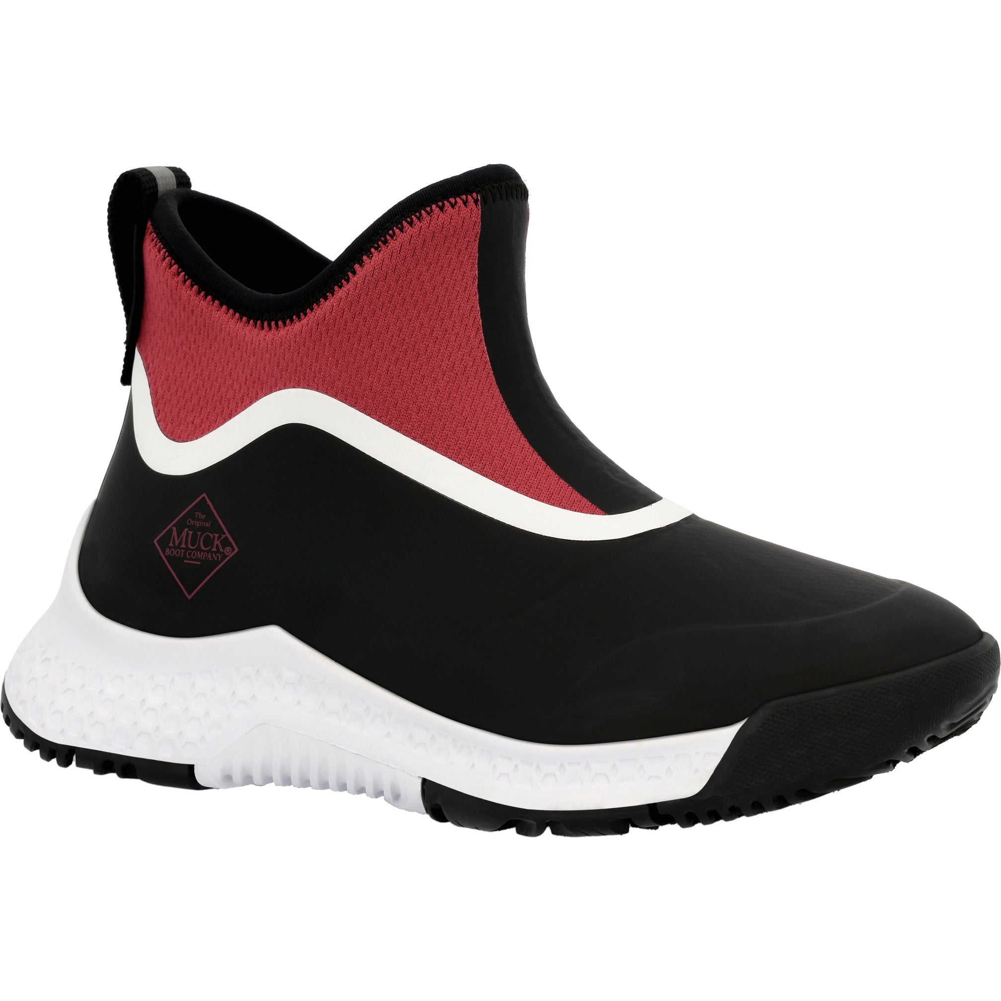 Muck Kids' Mosbk60c In Maroon/Black/White