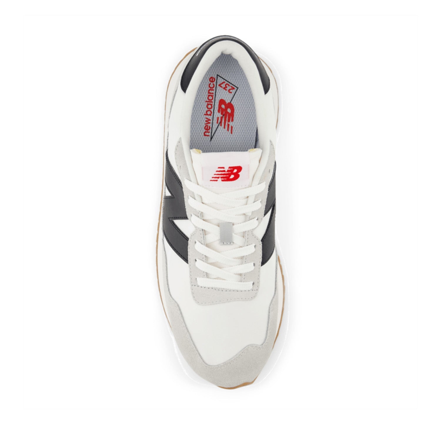 New Balance Men's 237 in NB 103 White with Brighton Grey and Black