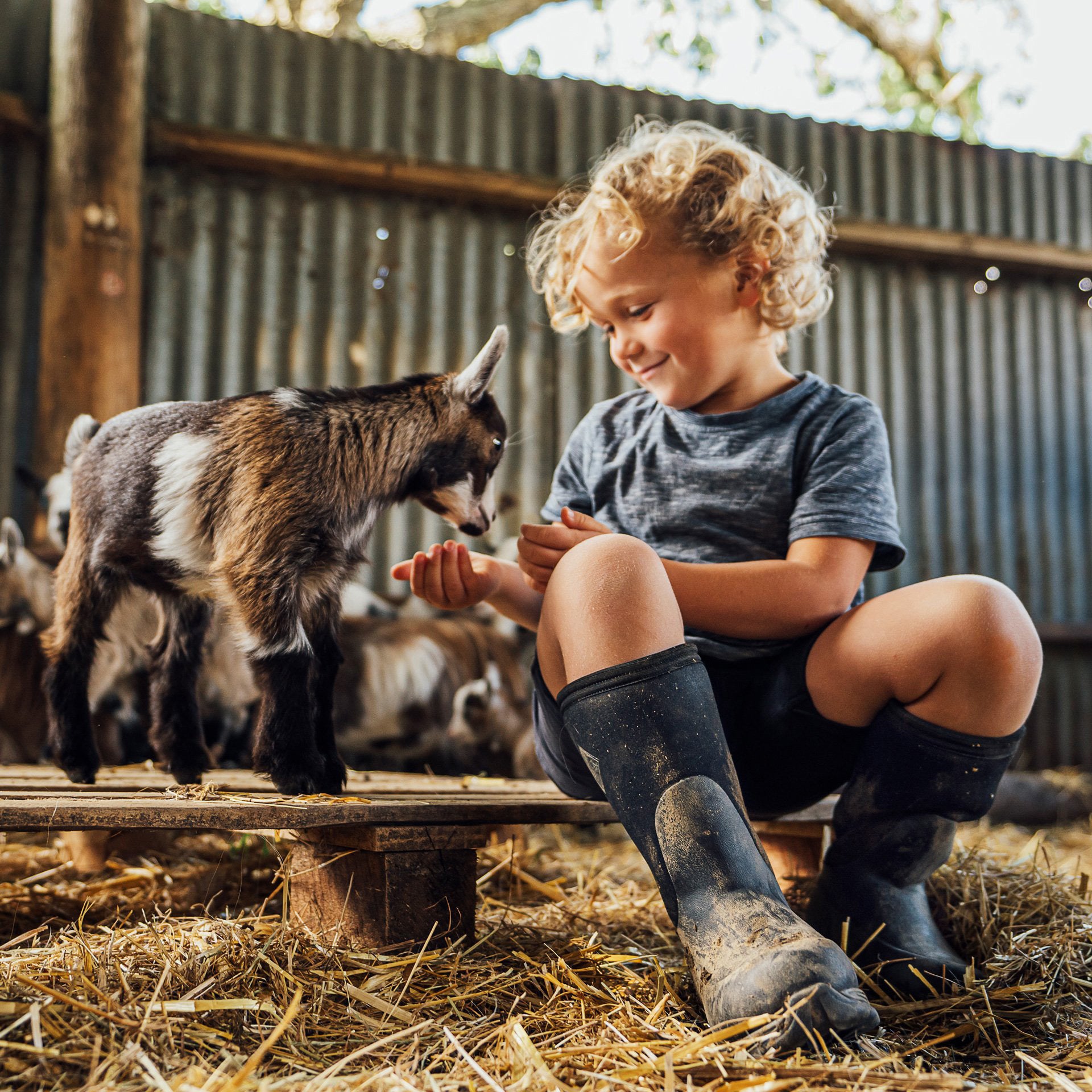 Muck Kids' Rg2001 In Black Black