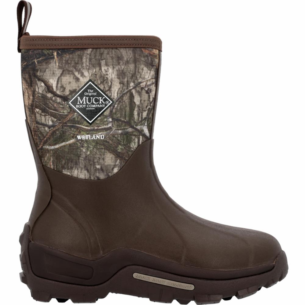 Muck Footwear  Men's Wetland Mid Wetland Brown M