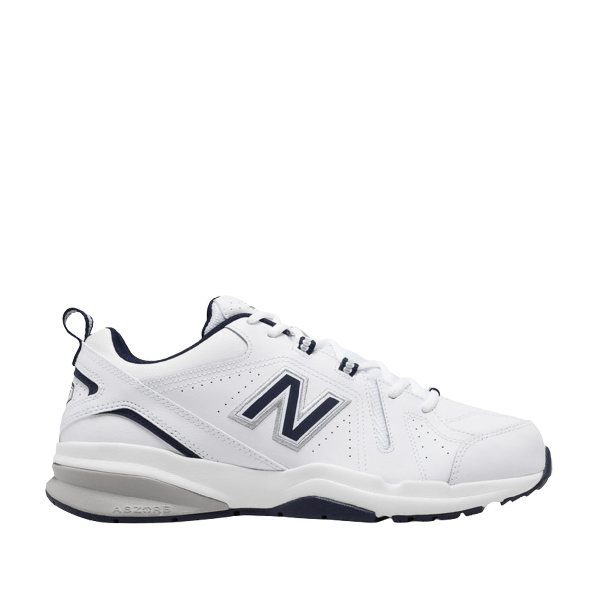 New Balance Men's MX608V5 in White with NB Navy
