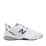 New Balance Men's MX608V5 in White with NB Navy