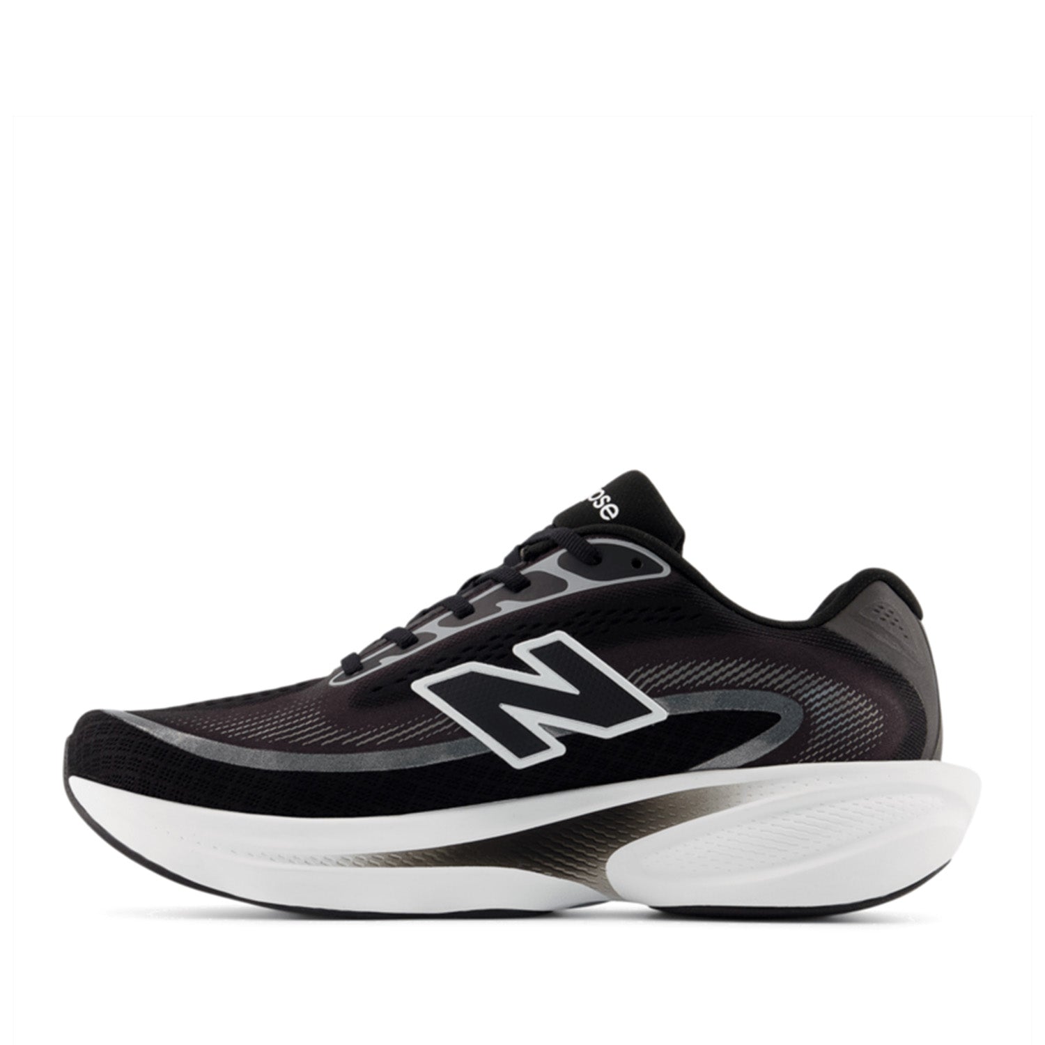 New Balance Women's Ellipse in Black/Black Metallic/White