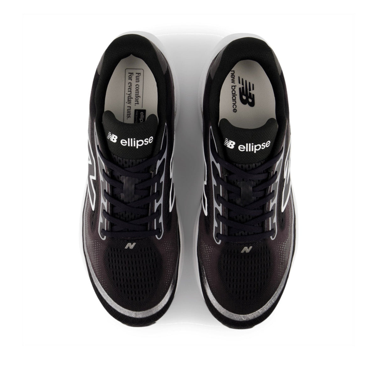 New Balance Men's Ellipse in Faded Black/White/Black