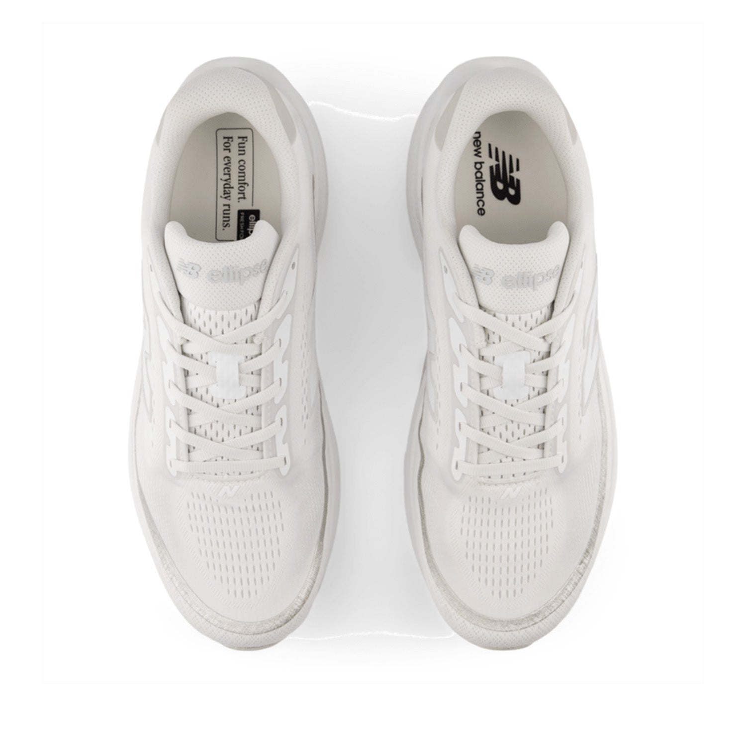 New Balance Women's Ellipse in White/Grey Matter/Black
