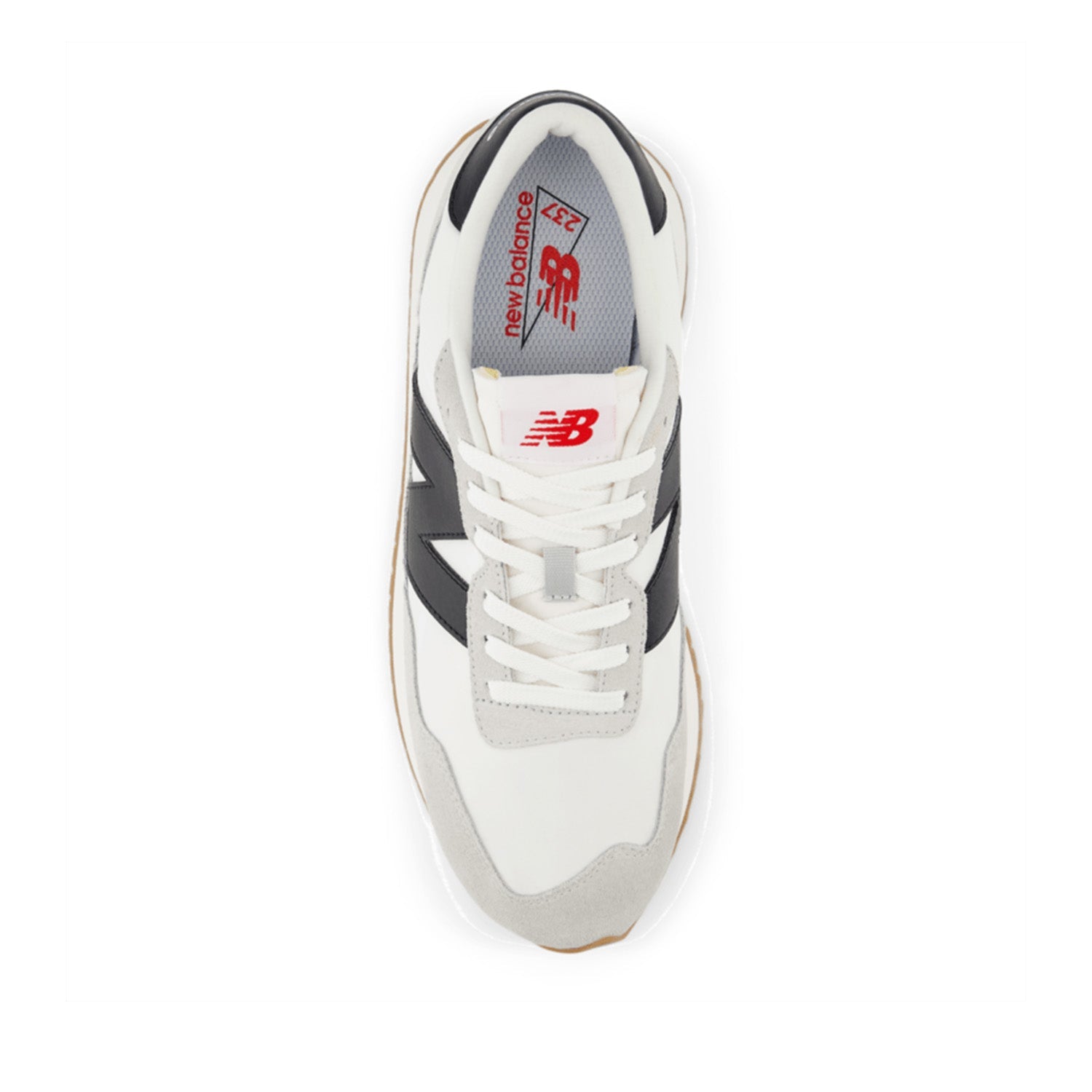 New Balance Men's 237 in NB 103 White with Brighton Grey and Black