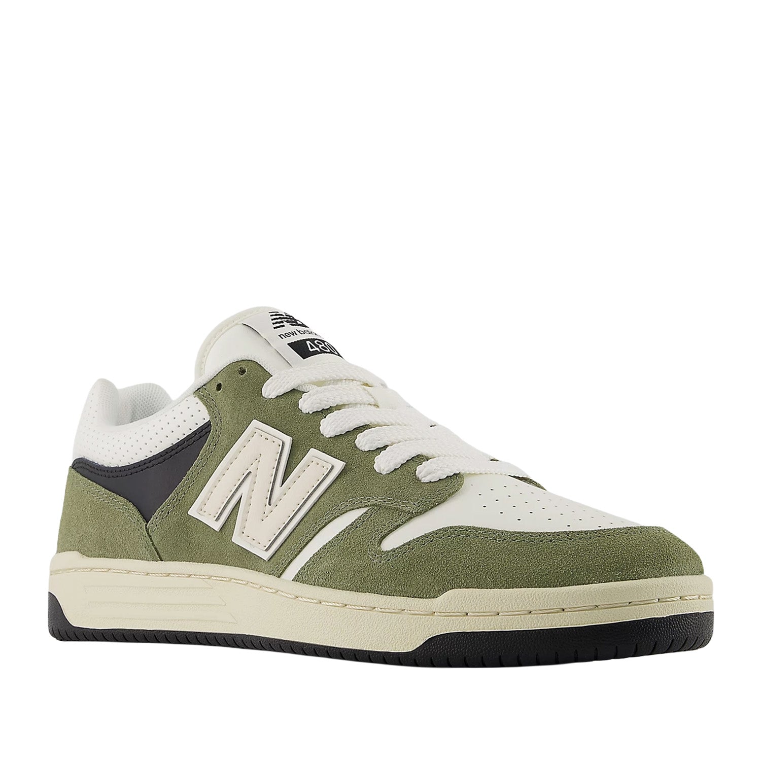 New Balance Unisex 480 in Dark Olivine