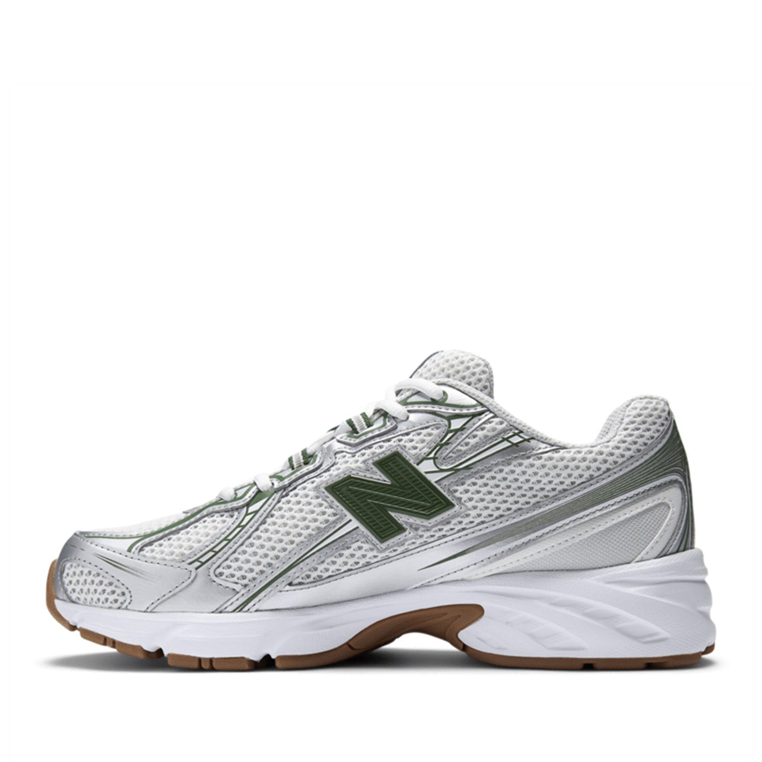 New Balance Unisex 740 in Grey Matter/Dark Alpine Green/Reflection