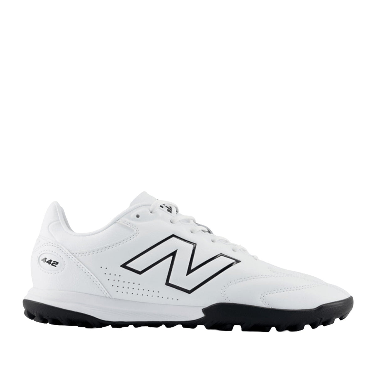 New Balance Unisex 442 PRO TF V3 in White/Black/Fire Cracker