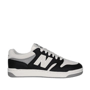black and white sneaker on a white background
