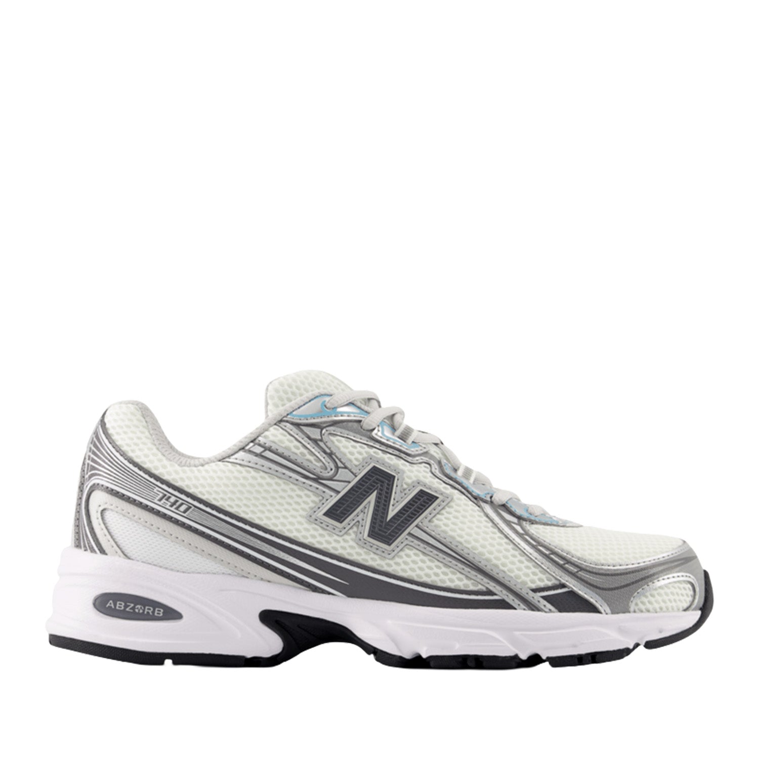 New Balance Unisex 740 in White/Castlerock