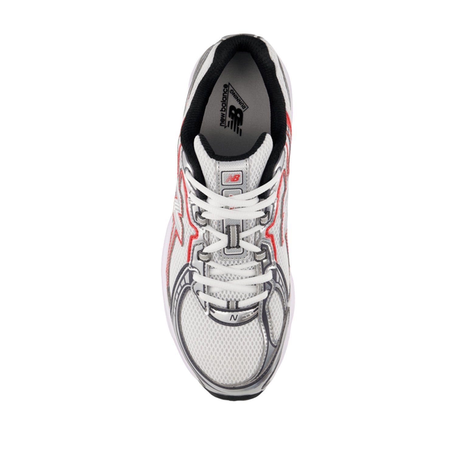 New Balance Unisex 740 in Grey Matter/Fire Cracker