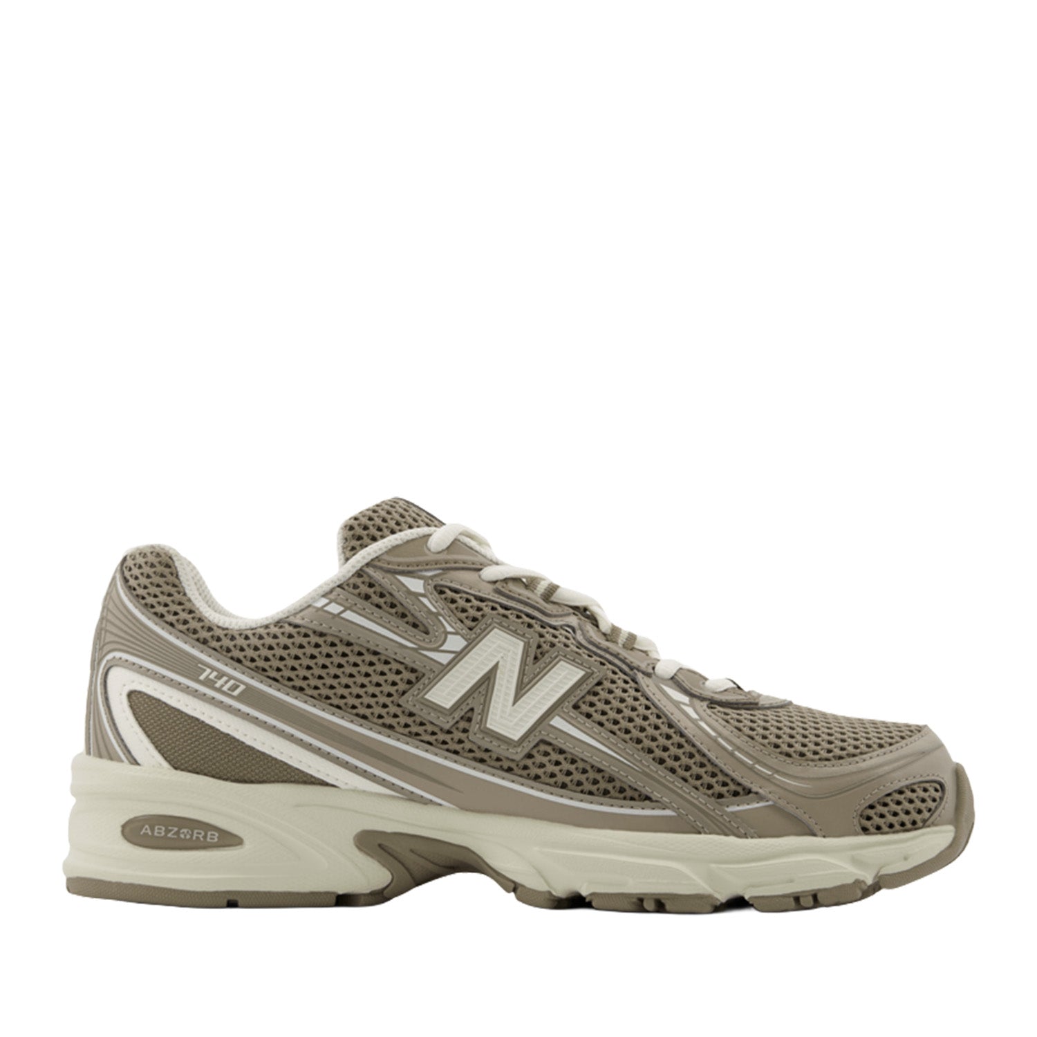 New Balance Unisex 740 in Dark Olivine with Silver Metallic and Sea Salt