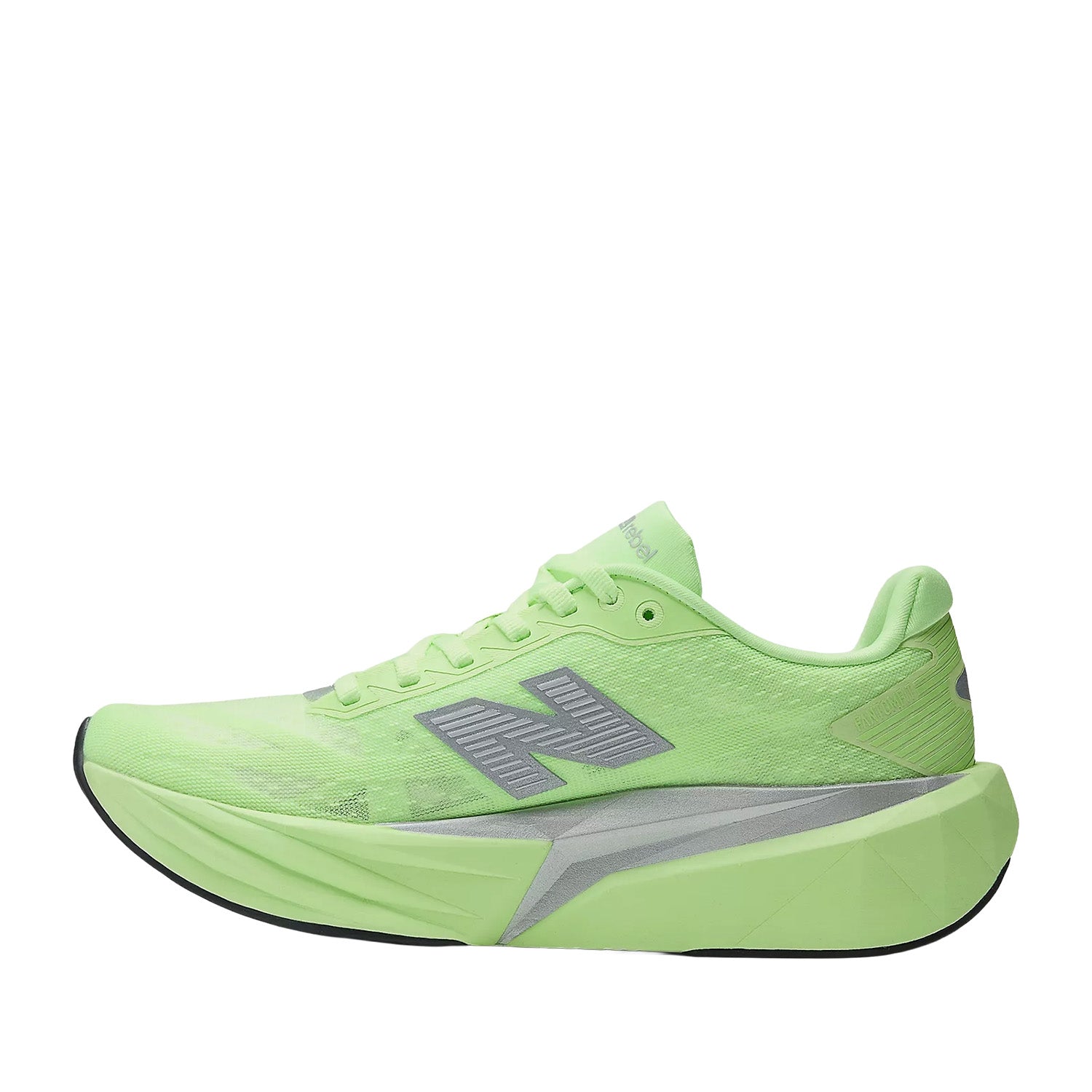 New Balance Women's FuelCell Revel v5 in Lab Green with Silver Metallic and White