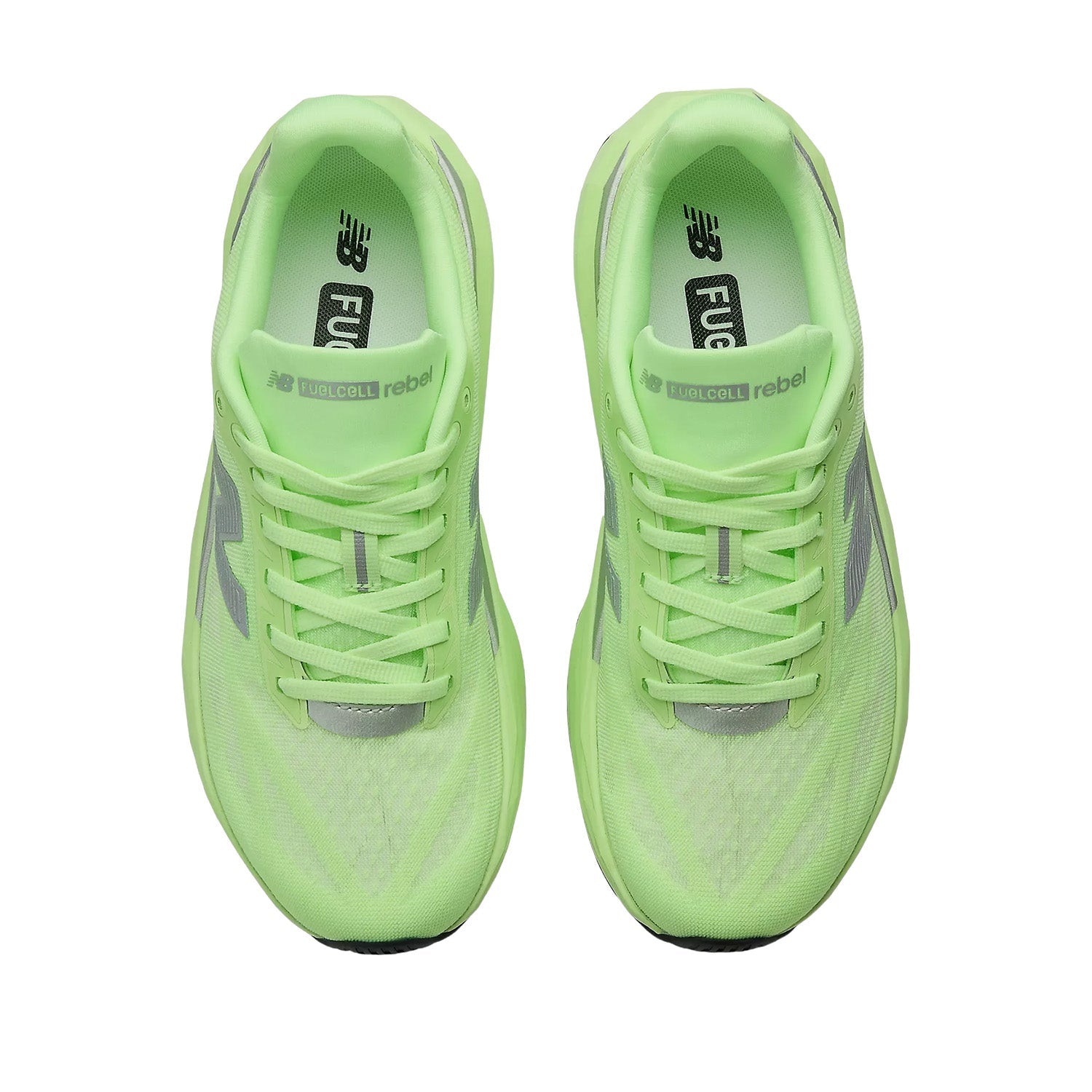 Baskets New Balance FuelCell Rebel v5 pour femme, coloris vert laboratoire