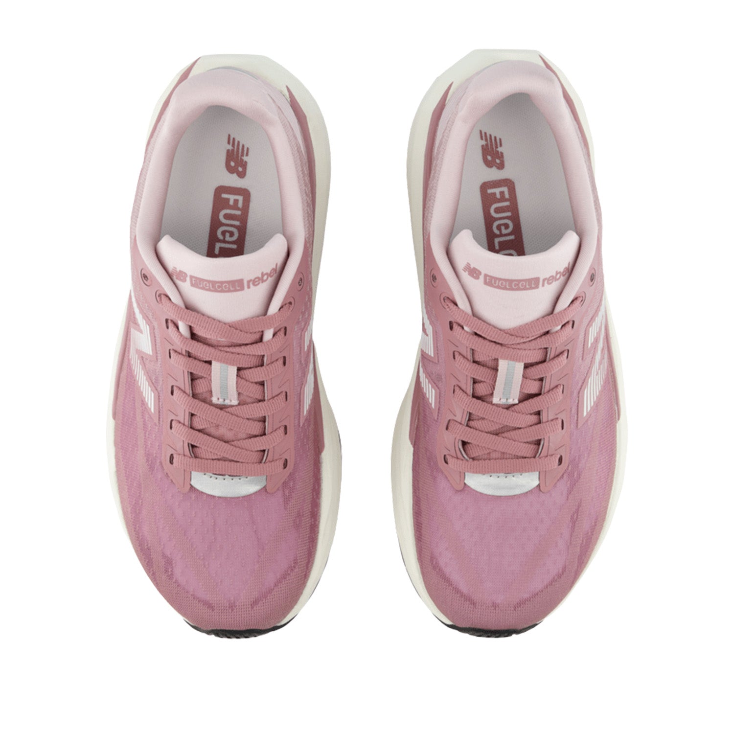 New Balance Women's FuelCell Rebel v5 in Stone Pink/Rosewood