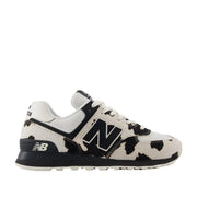 New Balance Women's 574 in Black with Linen