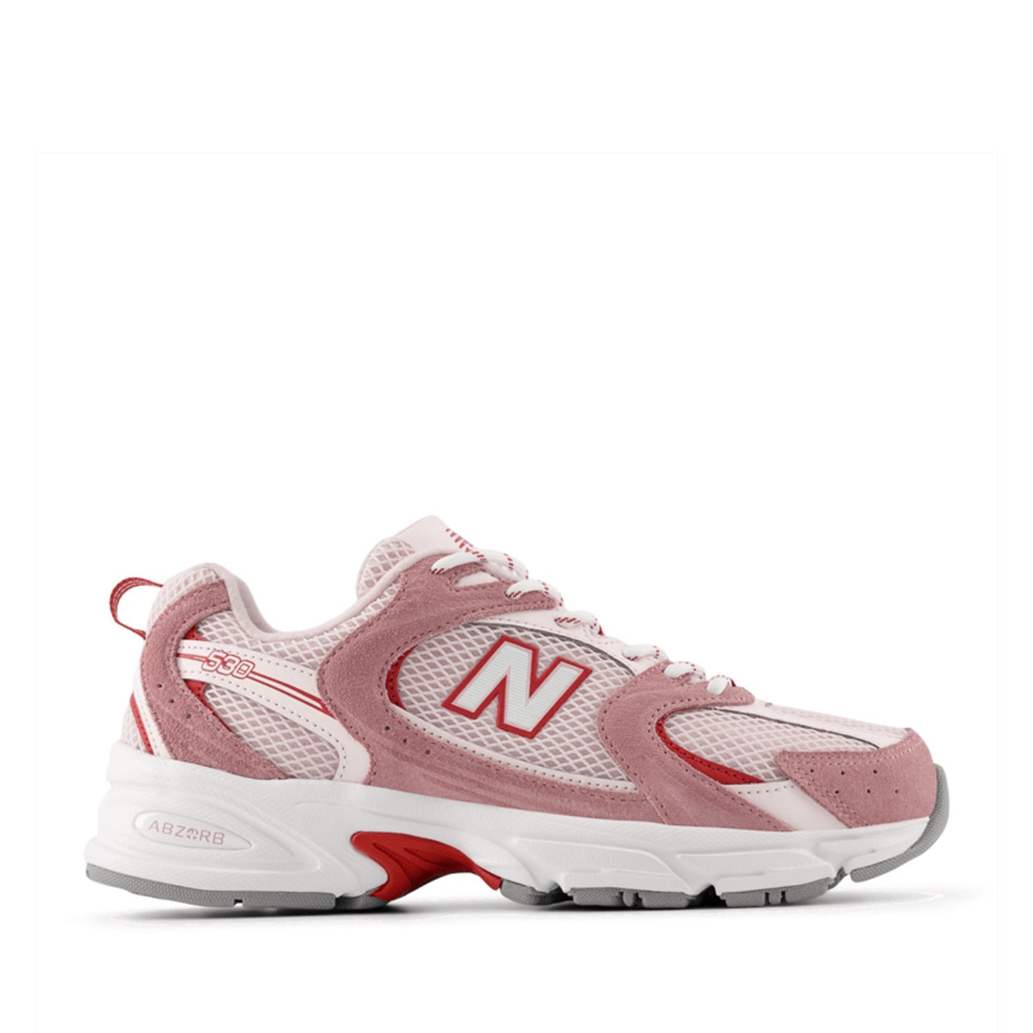New Balance Unisex 530 in Rosewood/Pink Salt/Shadow Red