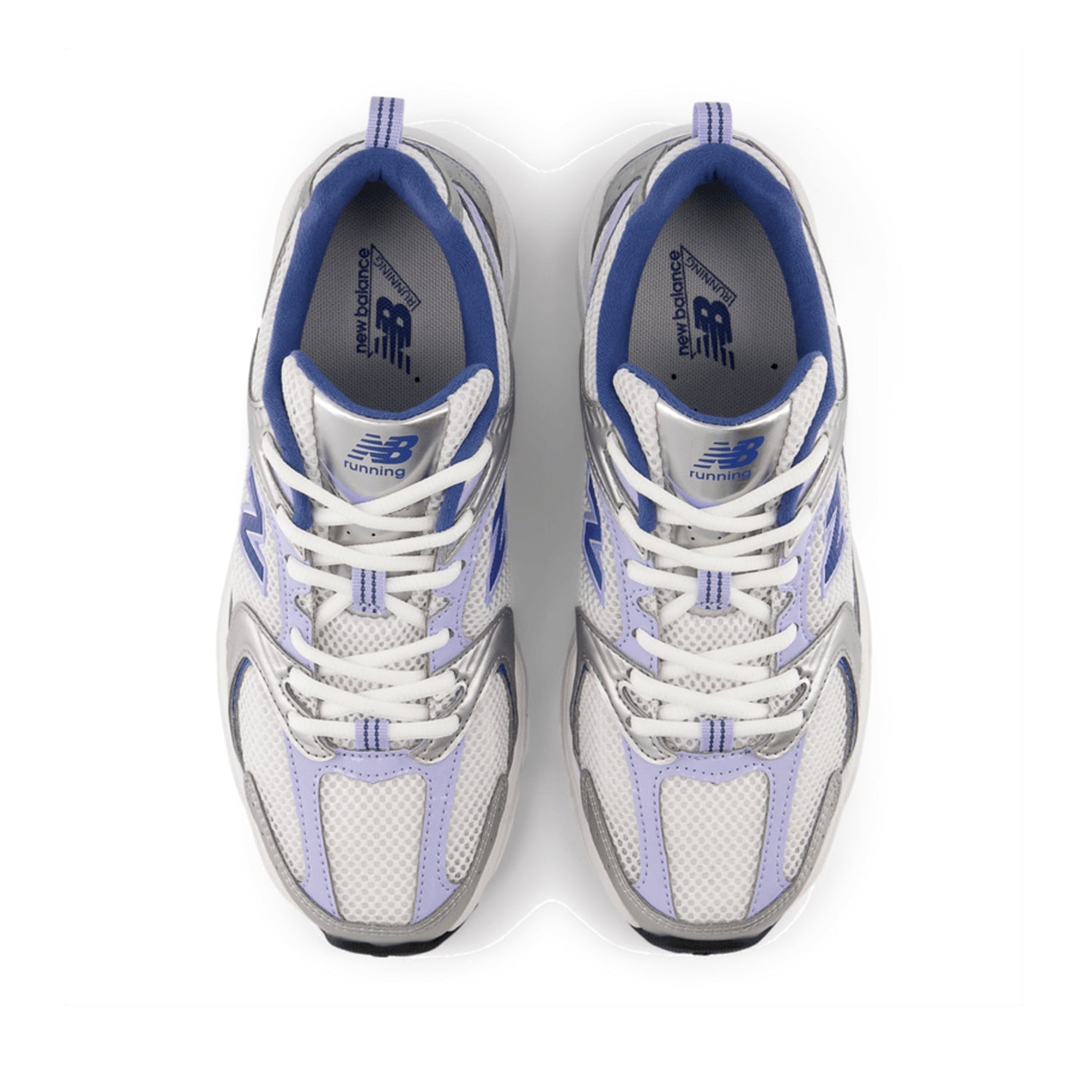 New Balance Unisex 530 in Silver Metallic/Daybreak/Magic Blue