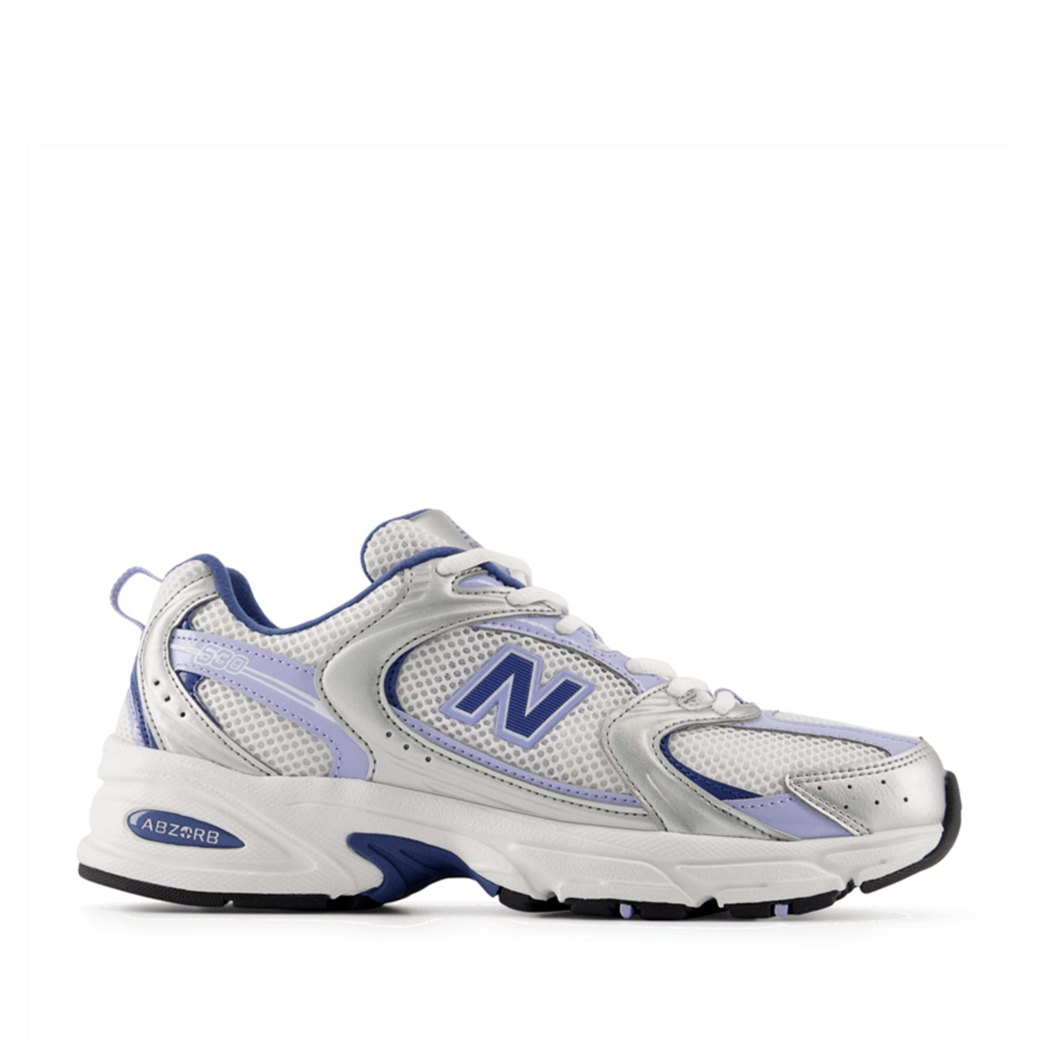 New Balance Unisex 530 in Silver Metallic/Daybreak/Magic Blue