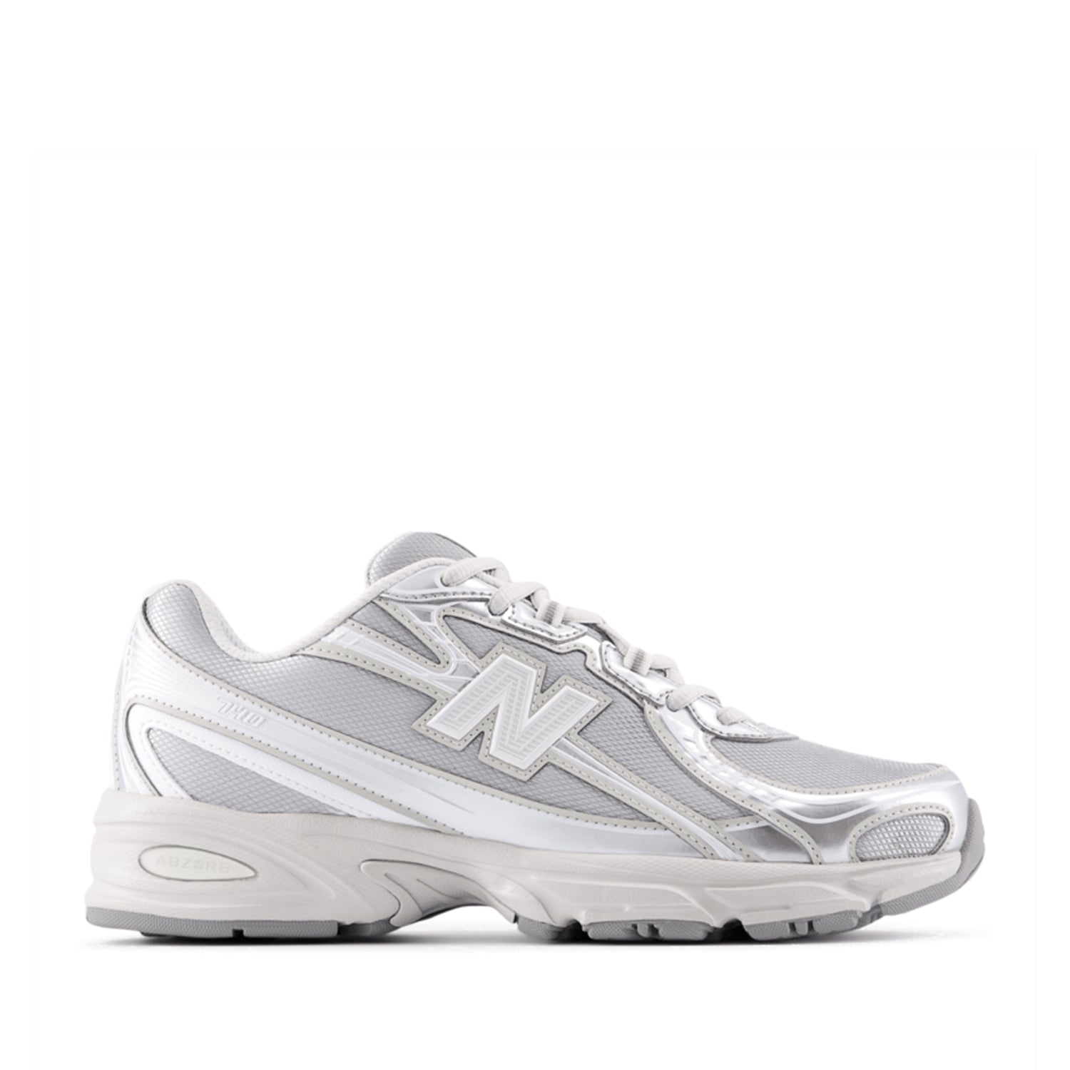 New Balance Unisex 740 in Metallic Silver 877 C
