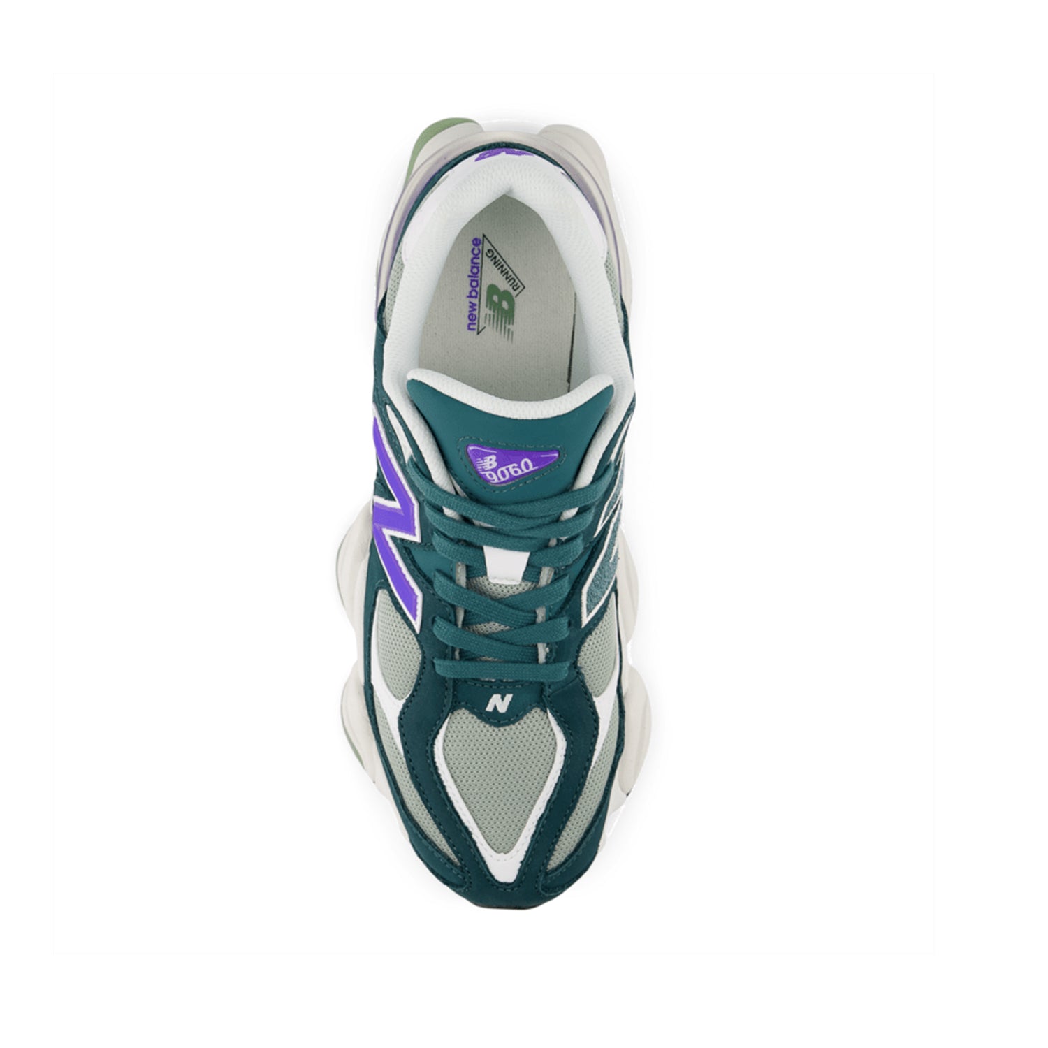 New Balance Unisex 9060 in New Spruce/Electric Indigo