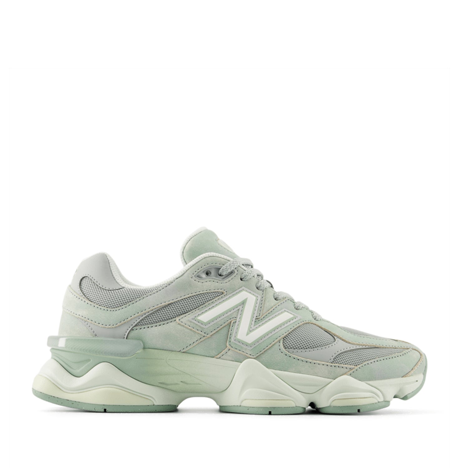 New Balance Unisex 9060 in Mosaic Green/Sea Salt