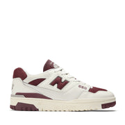 New Balance Unisex 550 in Sea Salt/Classic Crimson