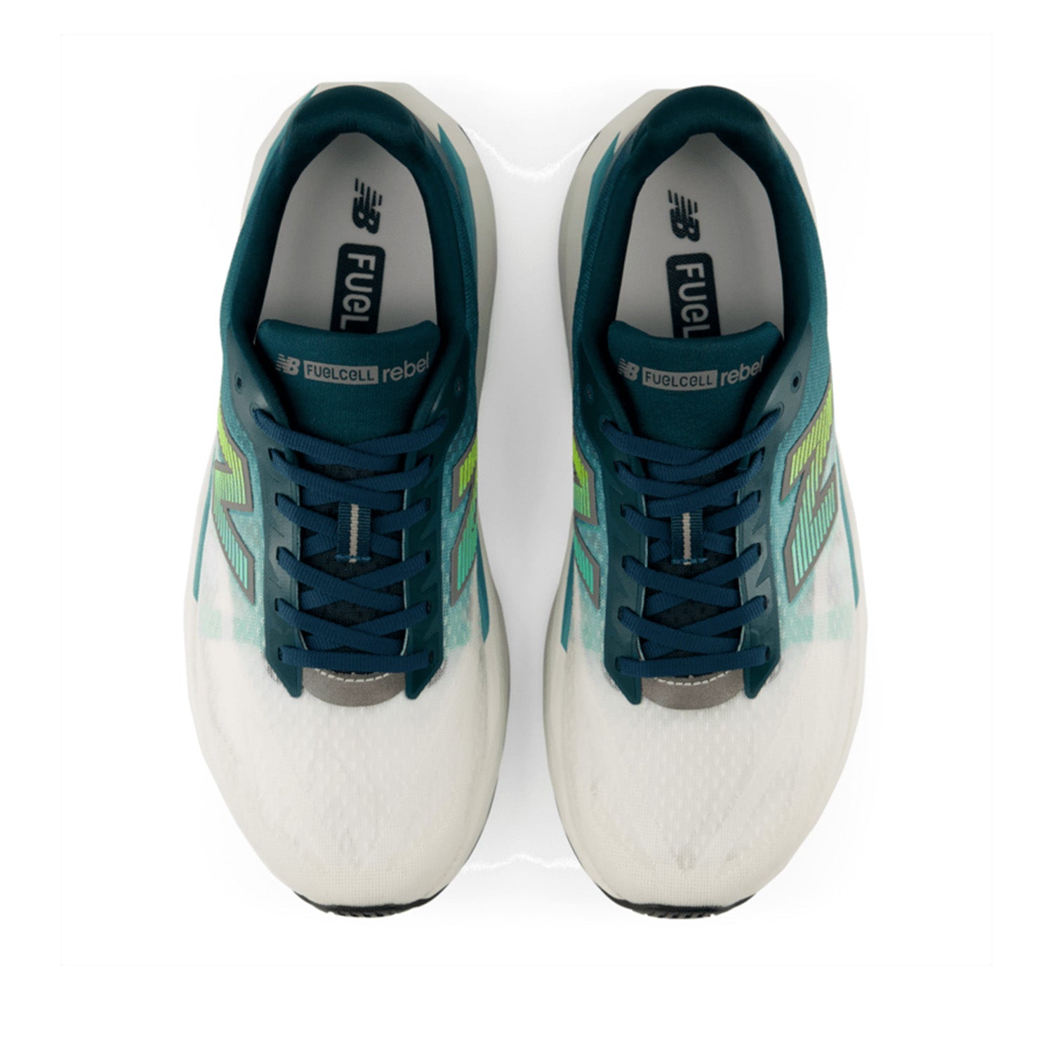 New Balance Men's FuelCell Rebel v5 in Medusa Green/Faded Teal