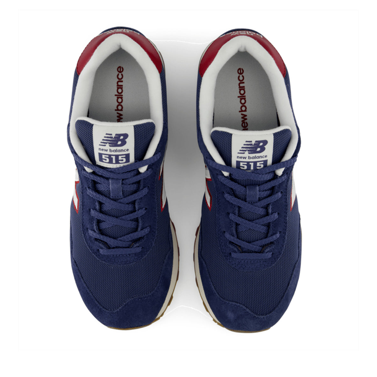 New Balance Men's 515 in Vintage Indigo/Sea Salt/Podium Red