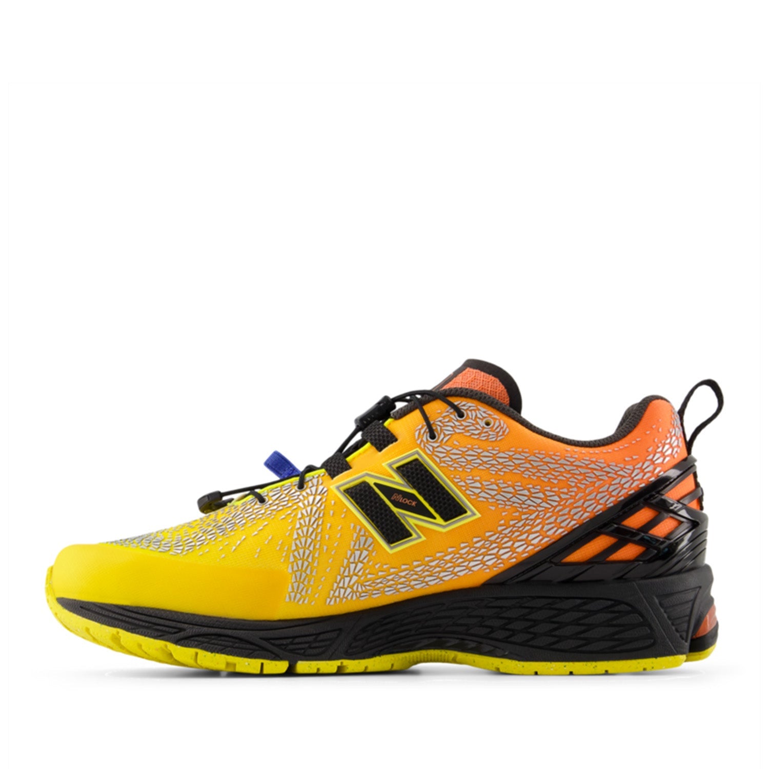 New Balance Unisex 1906F in Punch Yellow/Tangerine Heat/Black