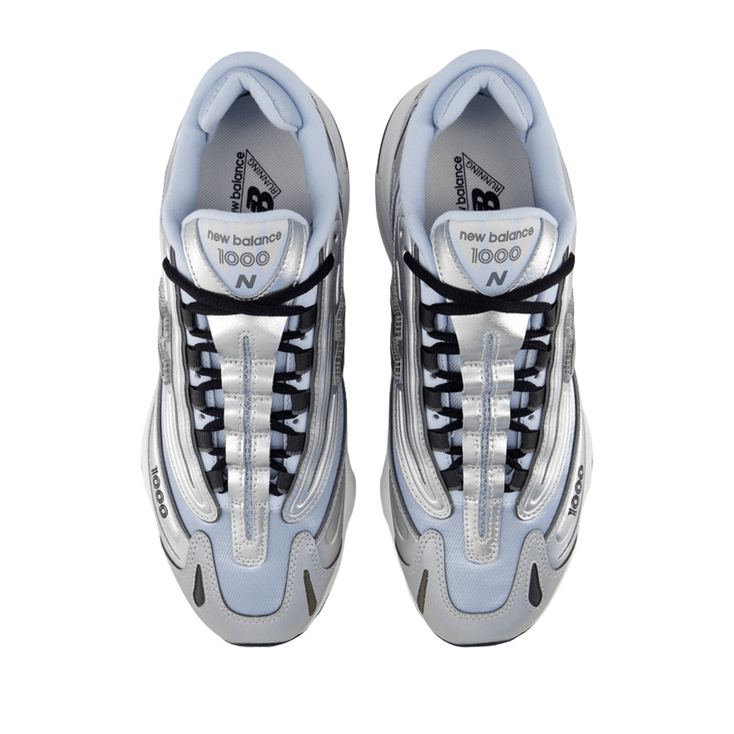 New Balance Unisex 1000 in Silver Metallic/Oxford Blue