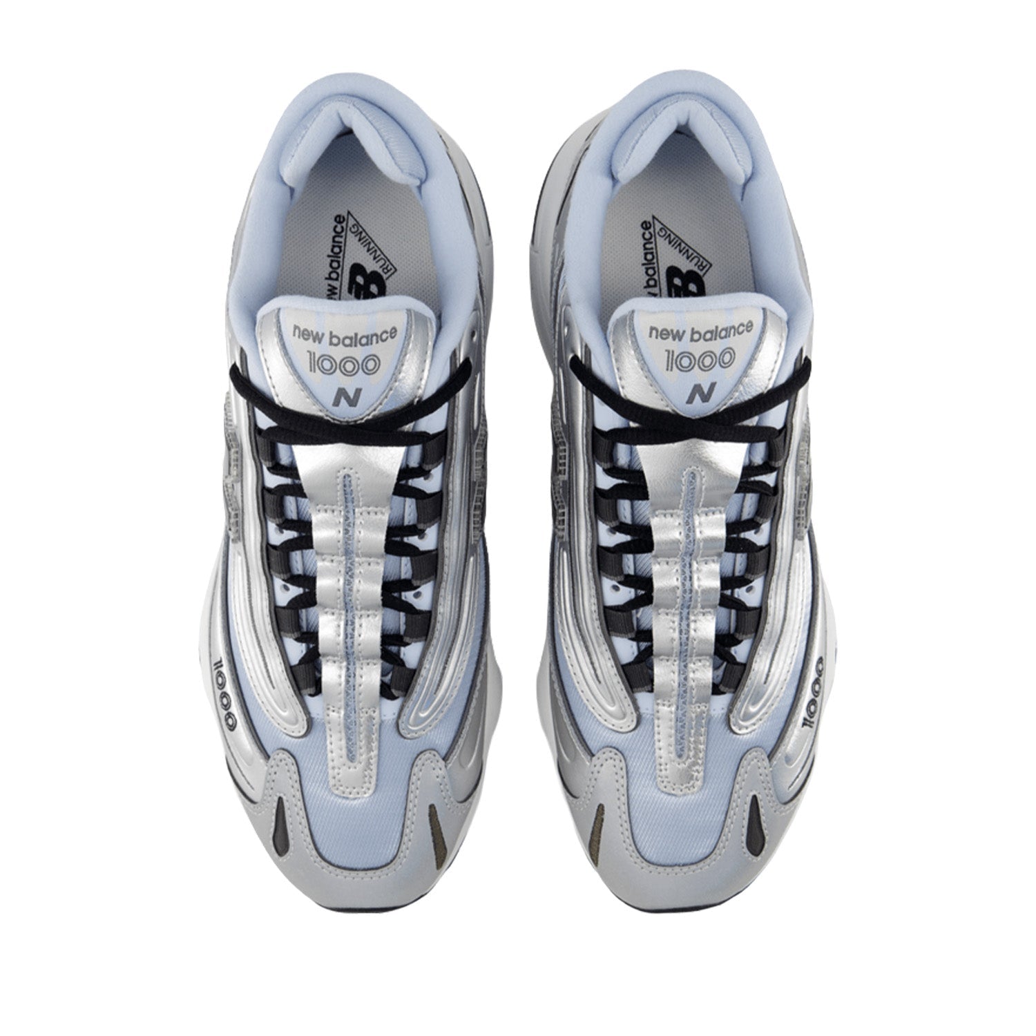 New Balance Unisex 1000 in Silver Metallic/Oxford Blue