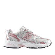 New Balance Unisex 530 in Silver Metallic/Rosewood