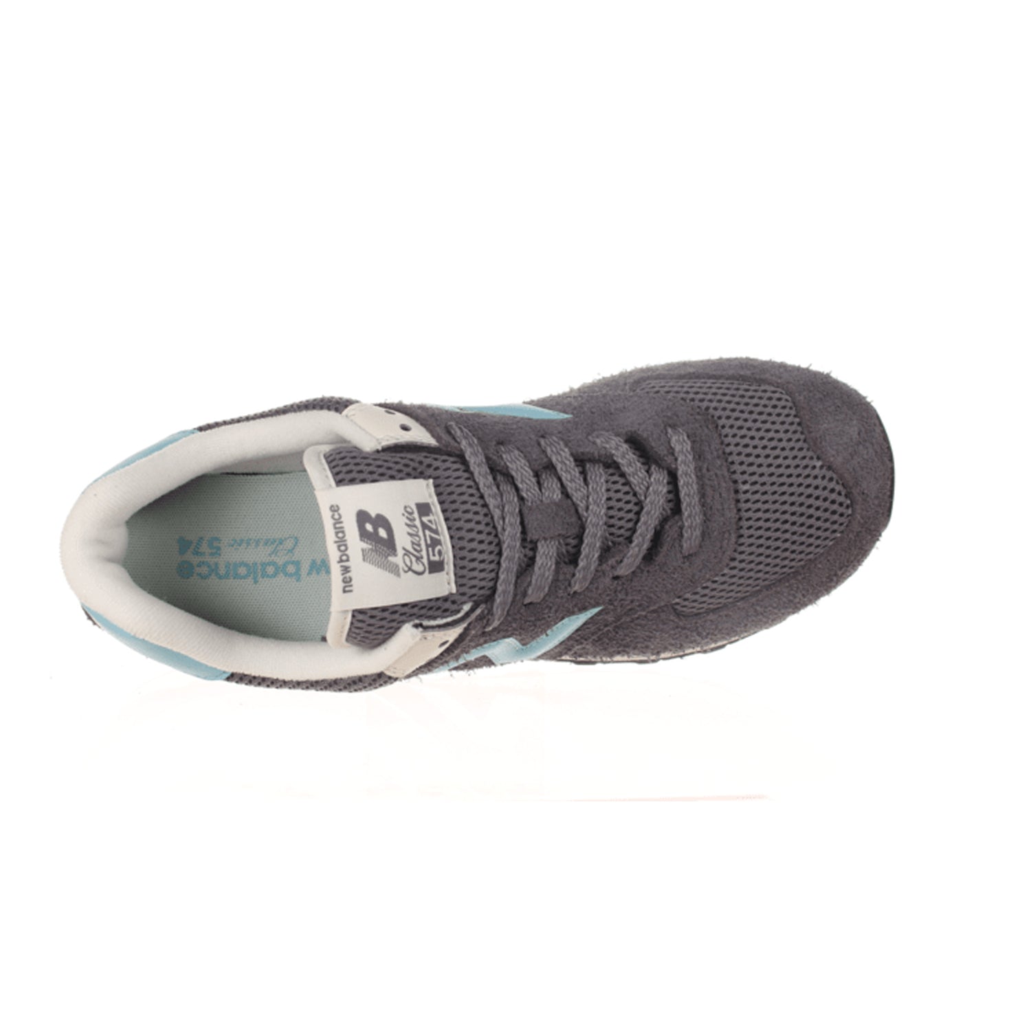 New Balance Unisex 574 in Neptune Grey/Taffy Blue