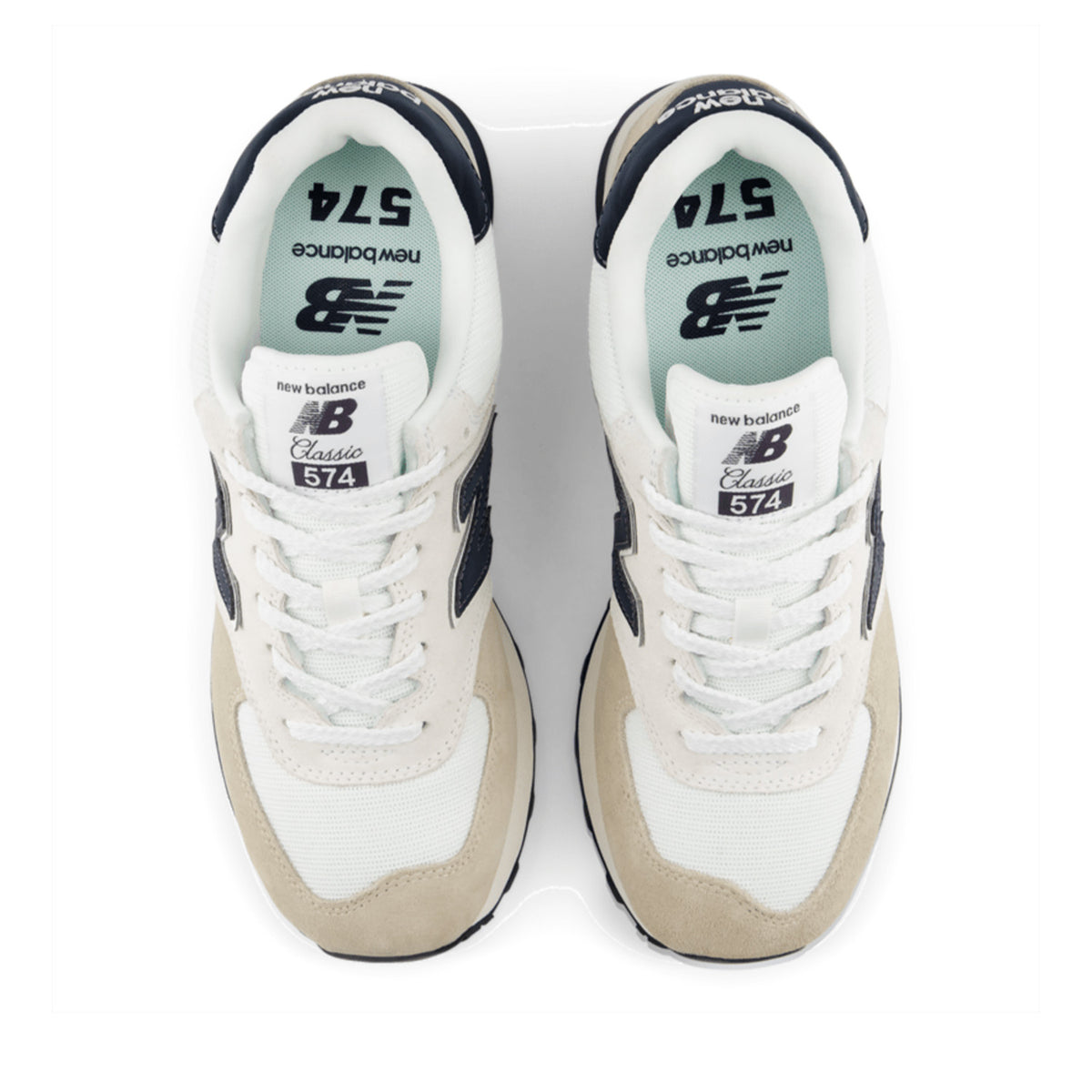 New Balance Unisex 574 in Sea Salt/Linen