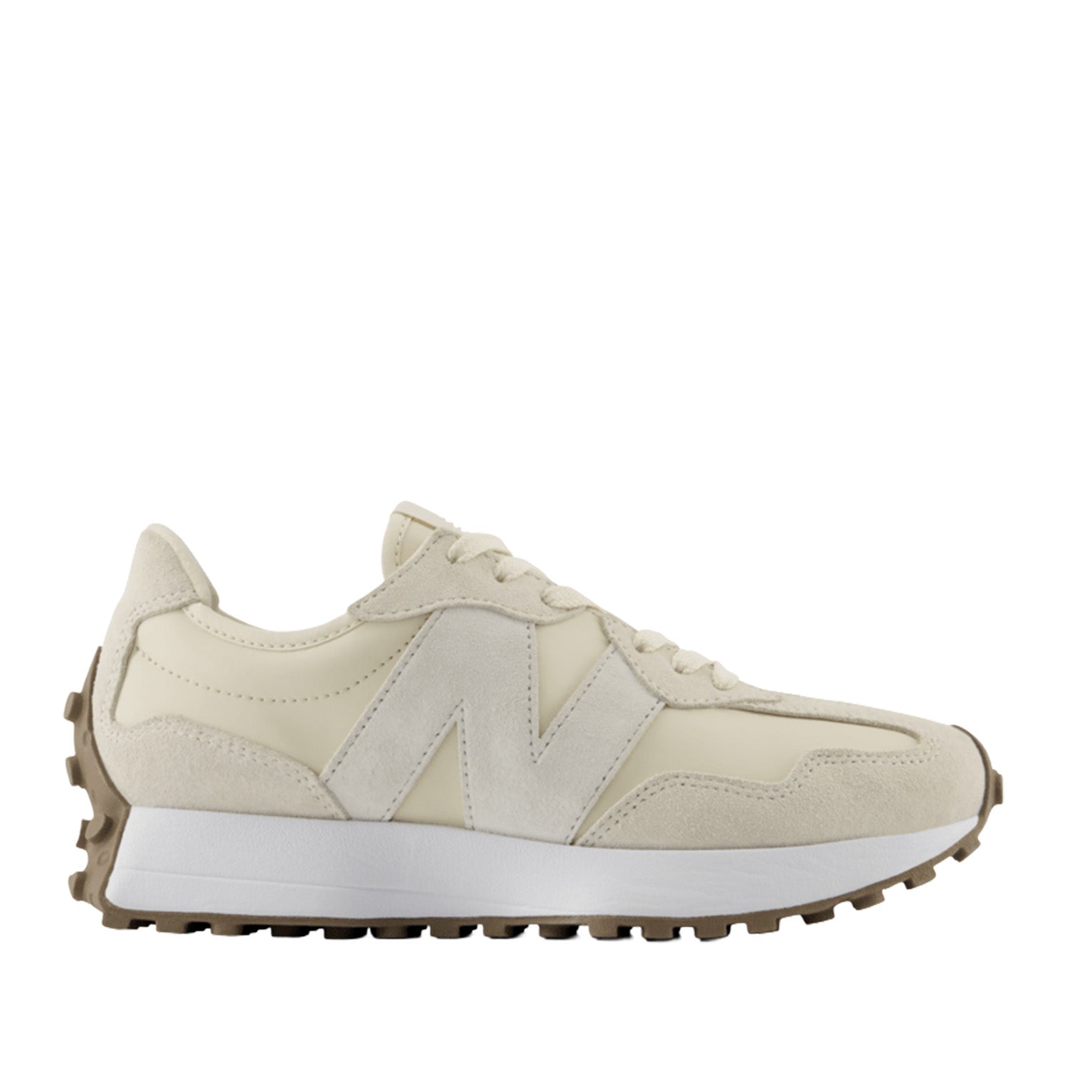 New Balance Unisex 327 in Linen/Angora/Sea Salt