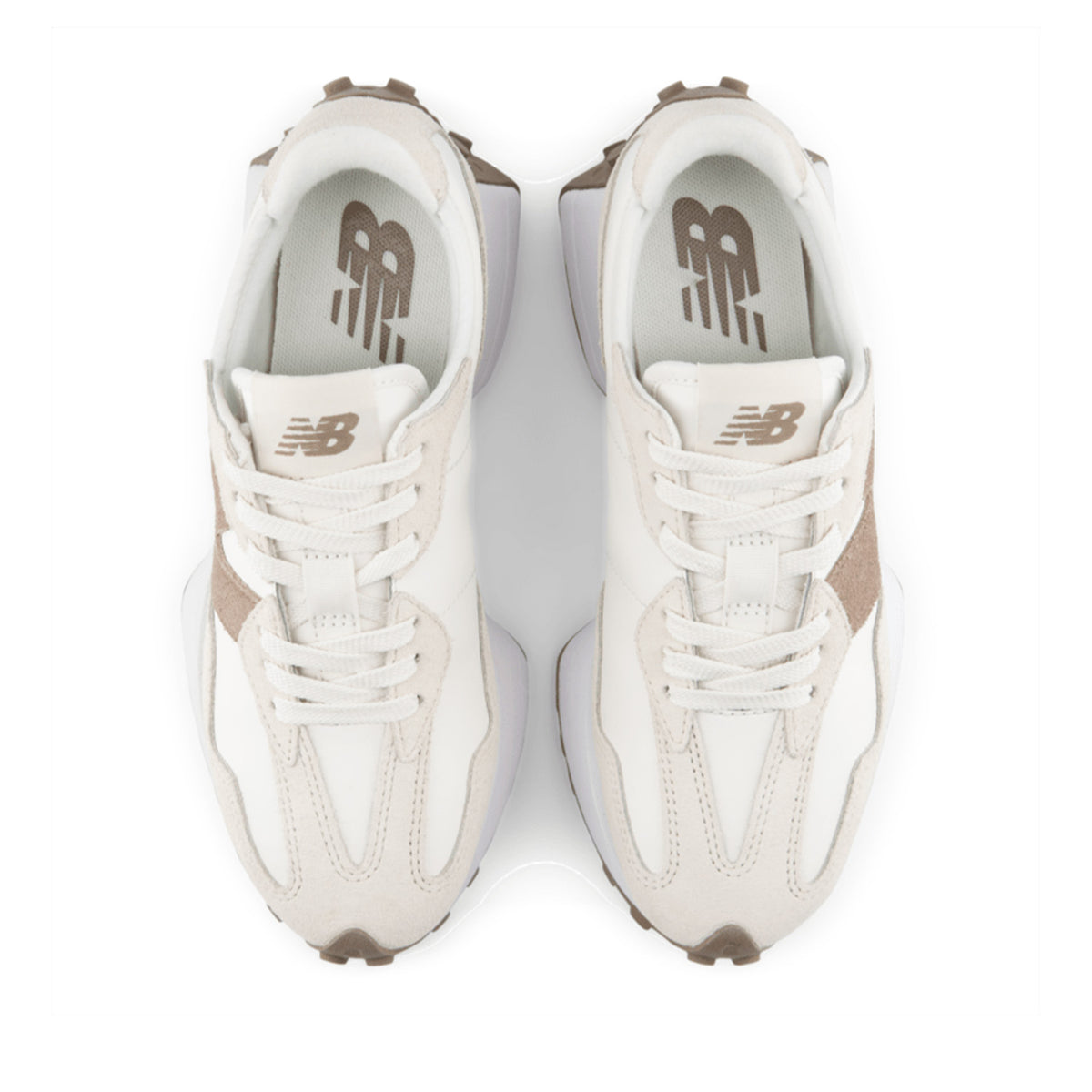 New Balance Women's 327 in Linen/Sea Salt/Mushroom