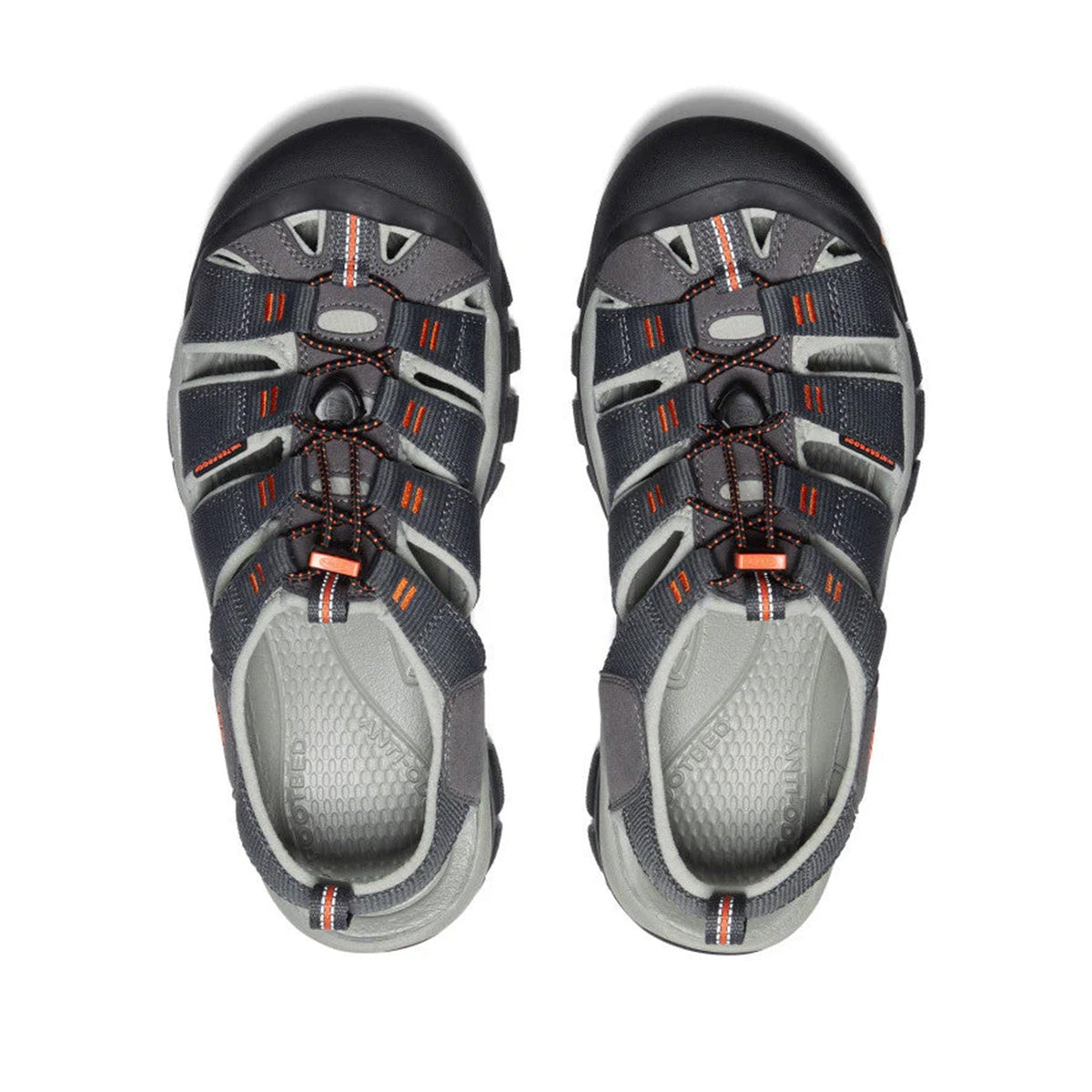 Keen Men's Newport H2 in Magnet/Nasturtium