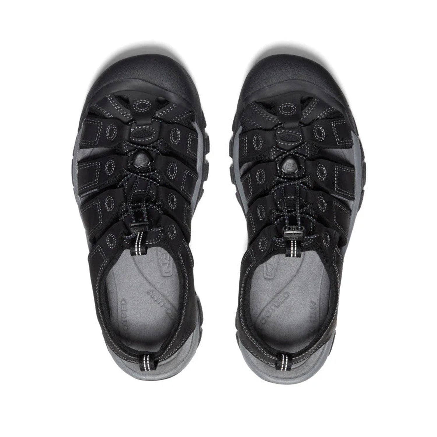 Keen Men's Newport in Black/Steel Grey