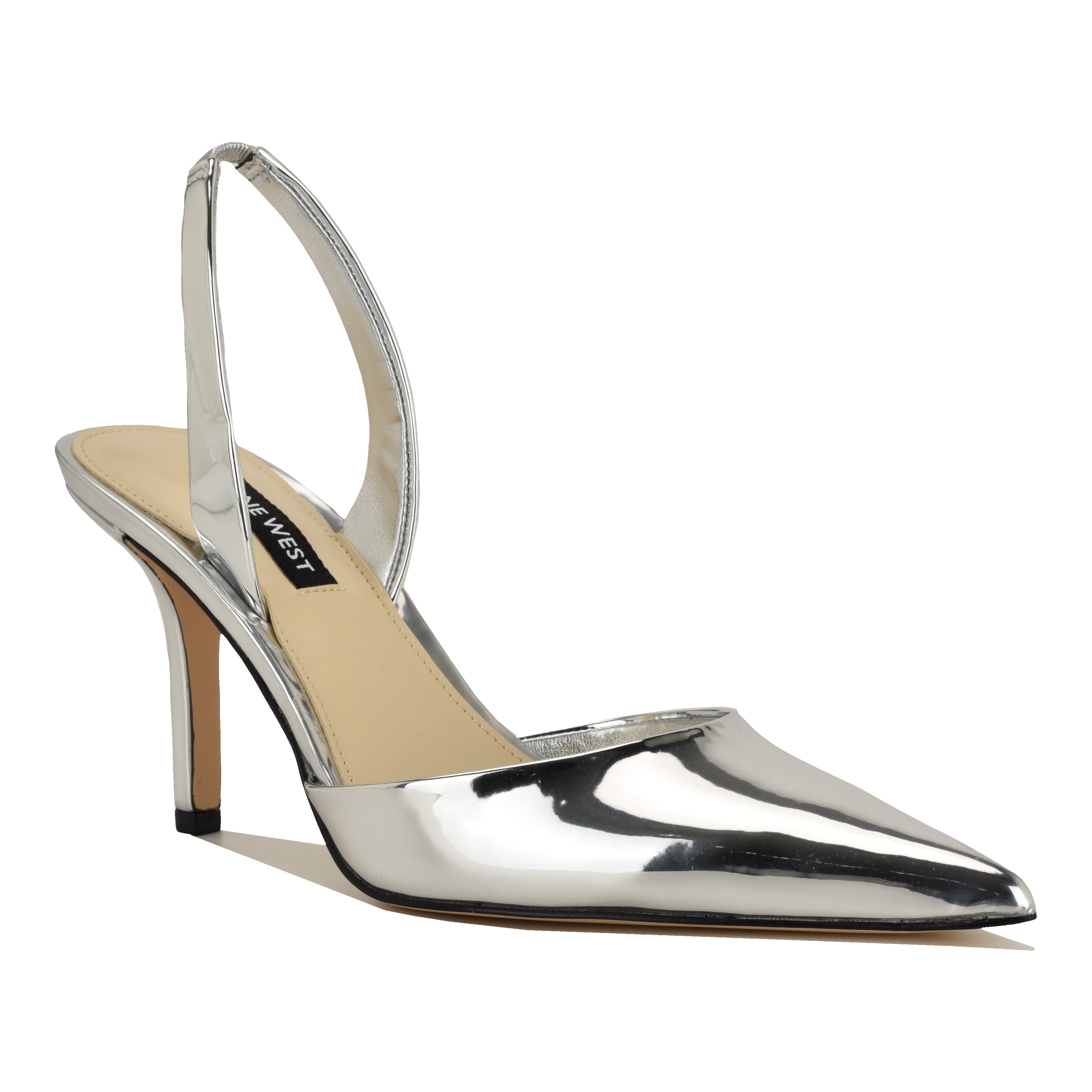 Nine West Women's Paytie3 In Silver M