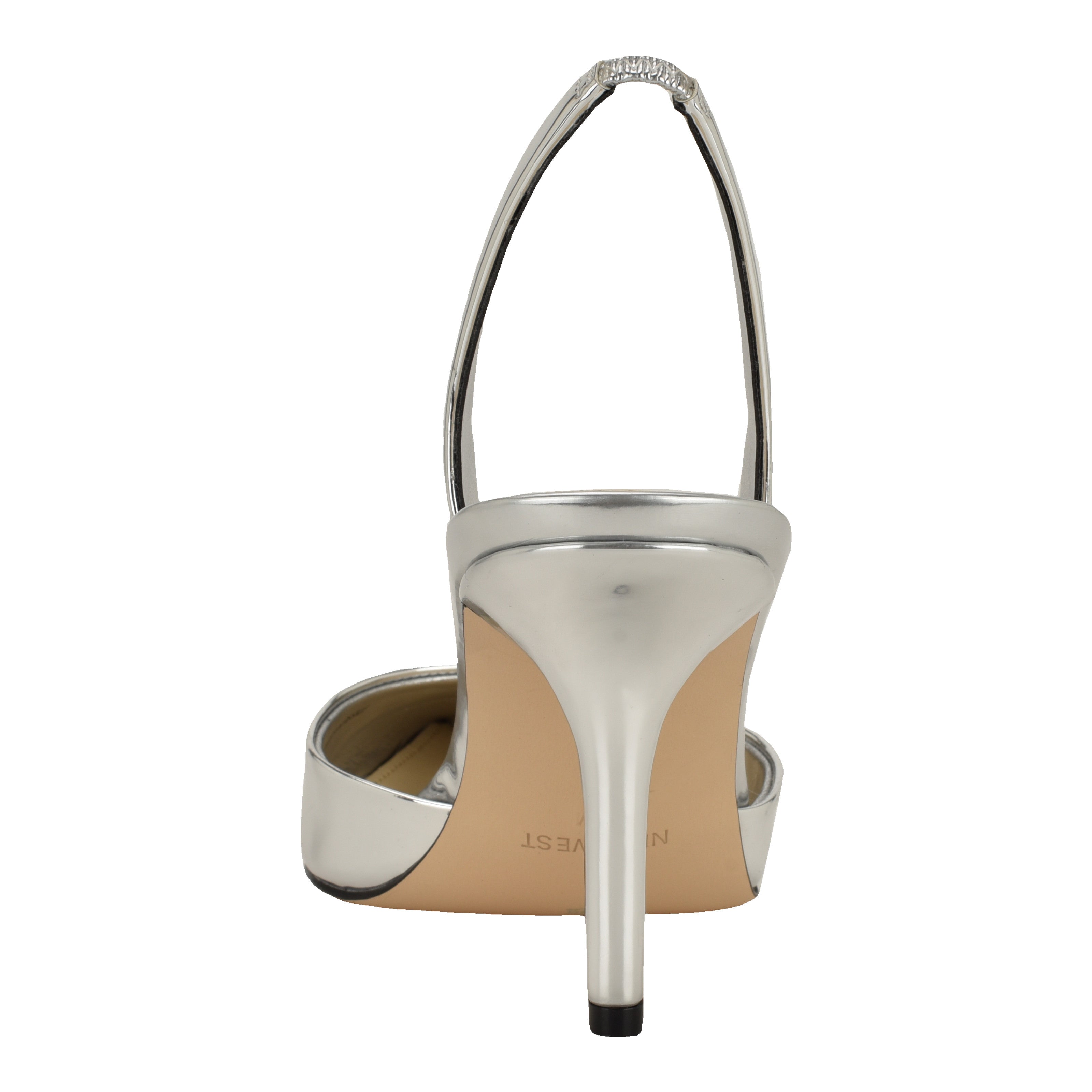 Nine West Women's Paytie3 In Silver M