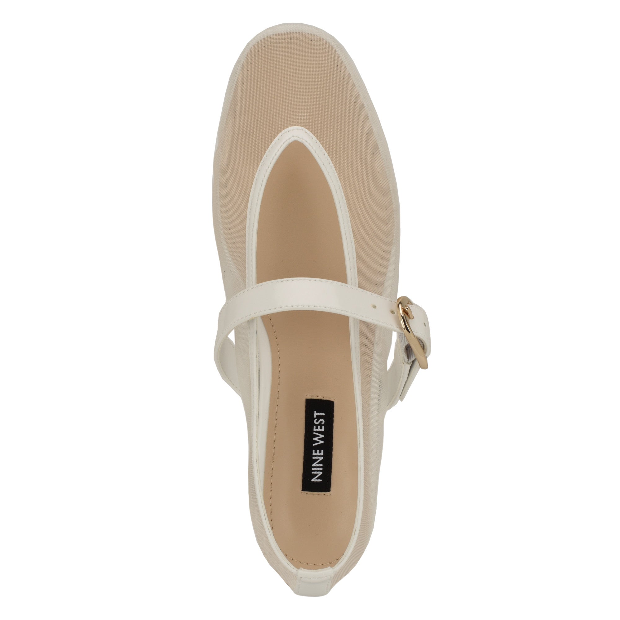 Nine West Women's Vanceen2 In White Mesh M