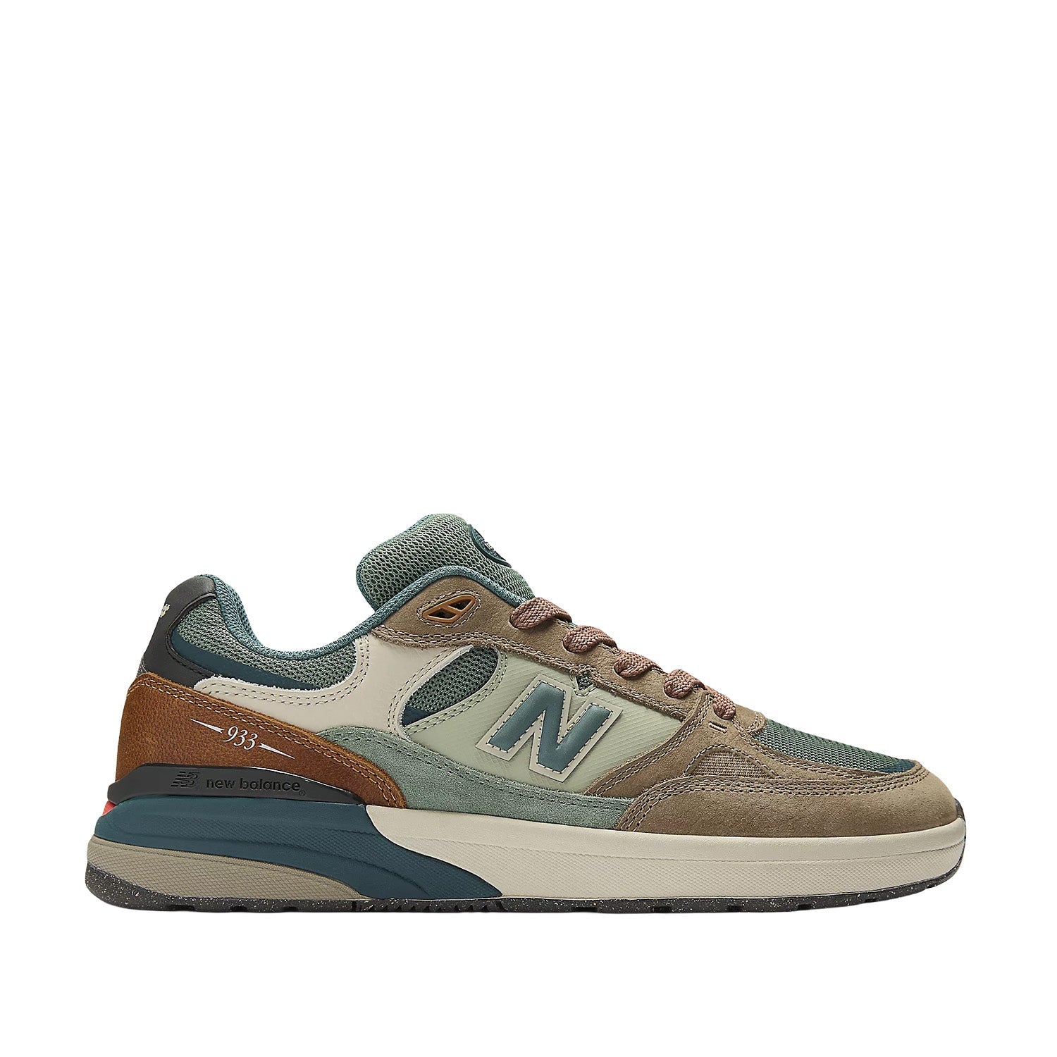 New Balance Men's NB Numeric Andrew Reynolds 933 in Mushroom/New Spruce