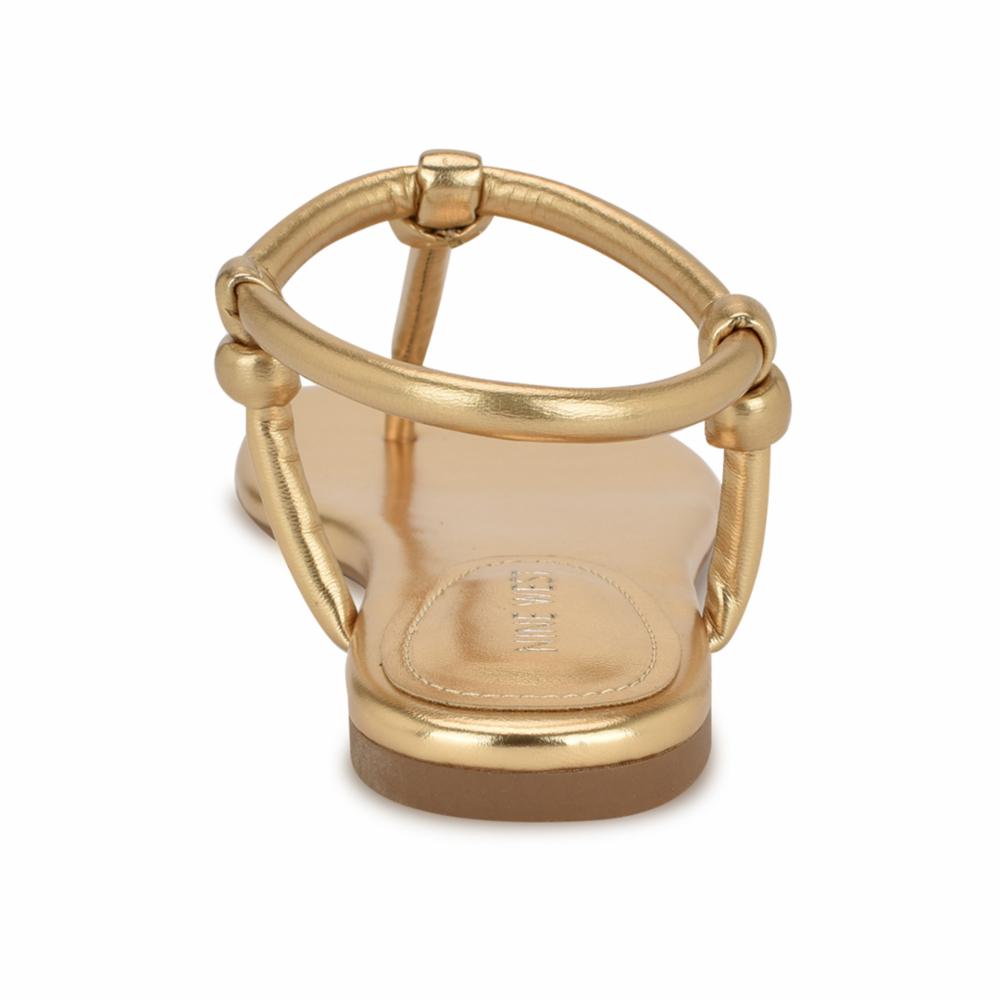 Nine West Women's Nortny3 Gold M