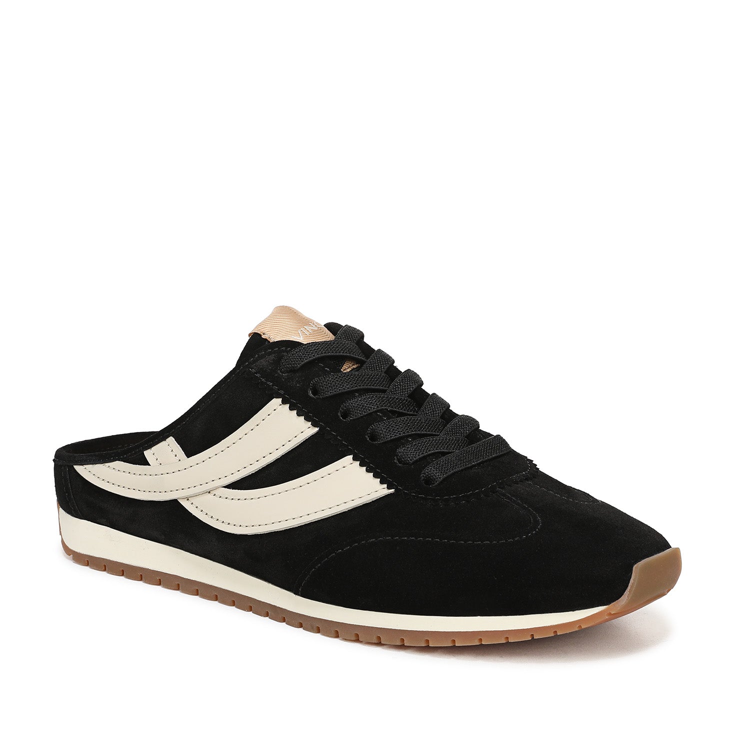 Vince. Women's Oasis Runner Mule in Black/Moonlight