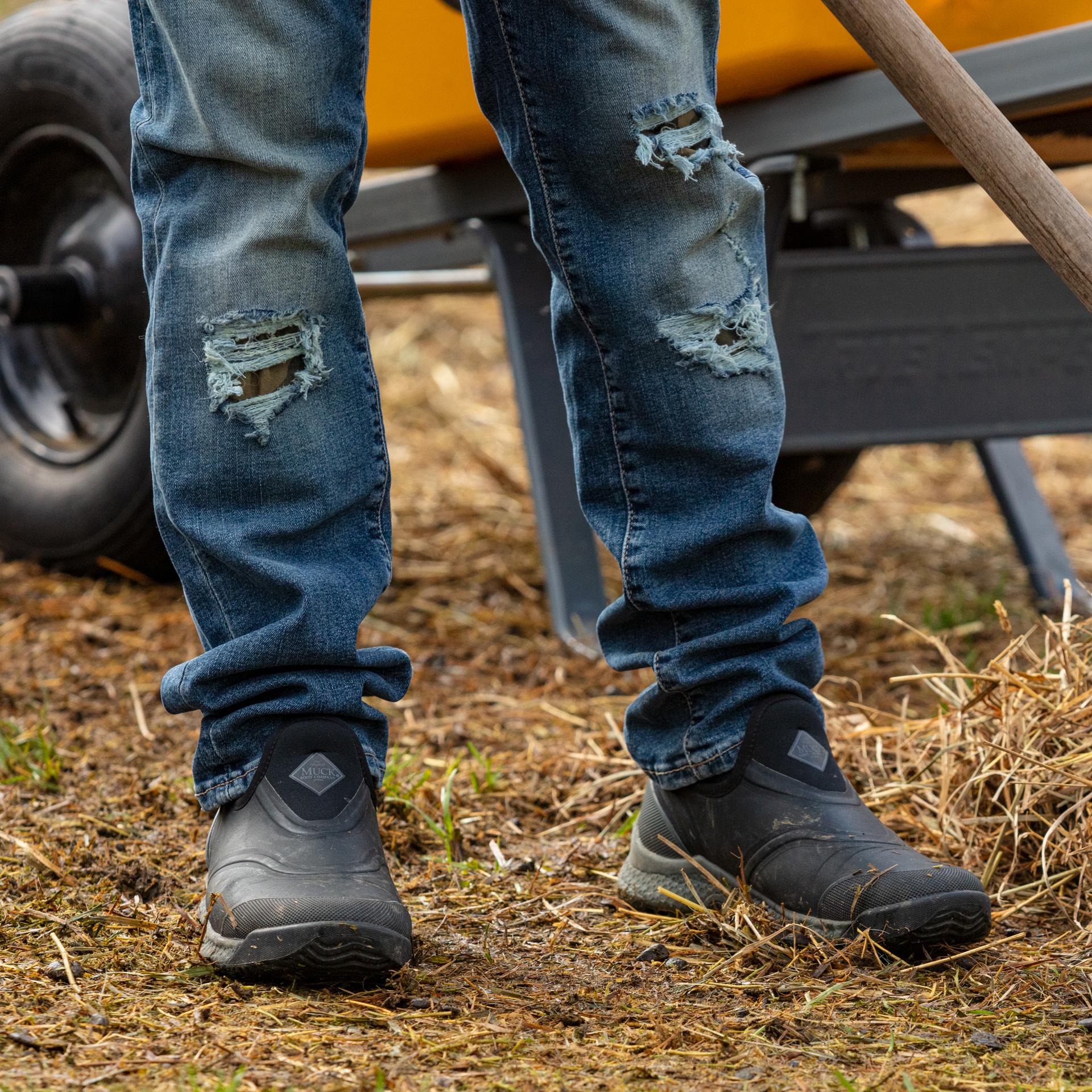 Chaussures Muck Footwear Outscape Slip On pour homme, noires, taille M